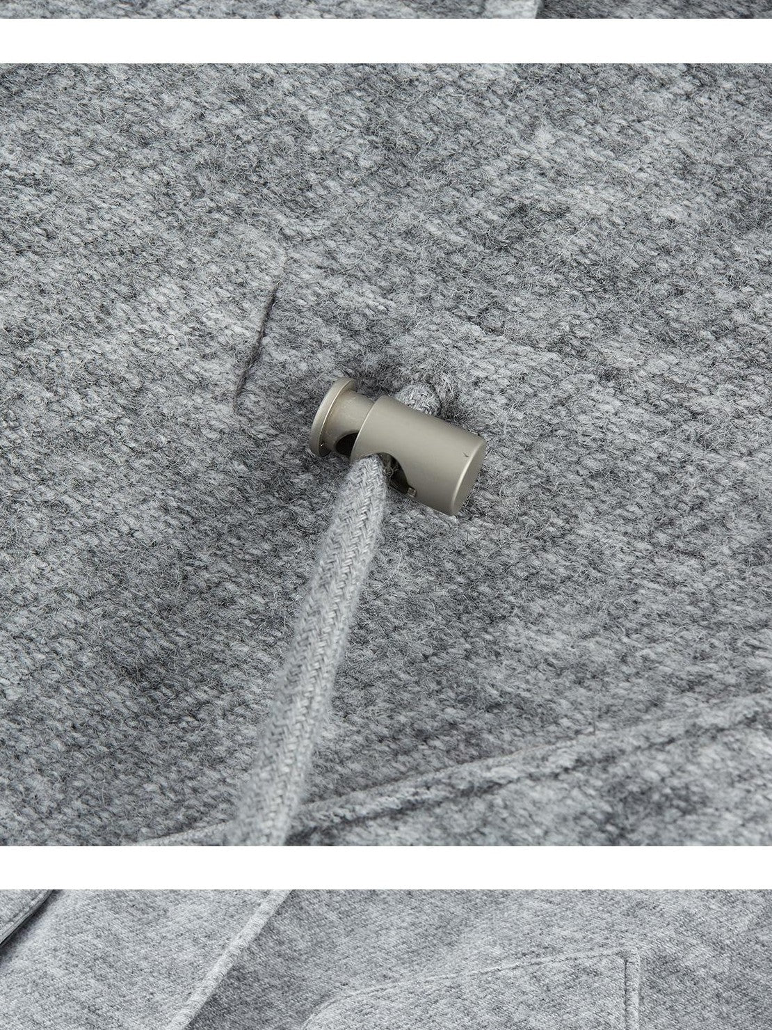 FUSSED Loose Fit Patch Pocket Fur Collar Women&