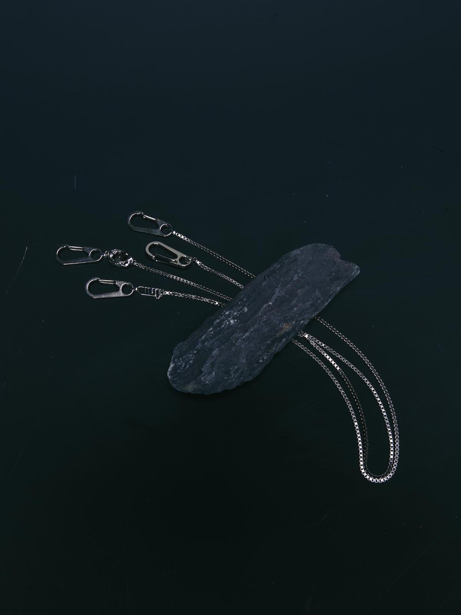FUSSED Metal Tadpole & Bullet Necklace