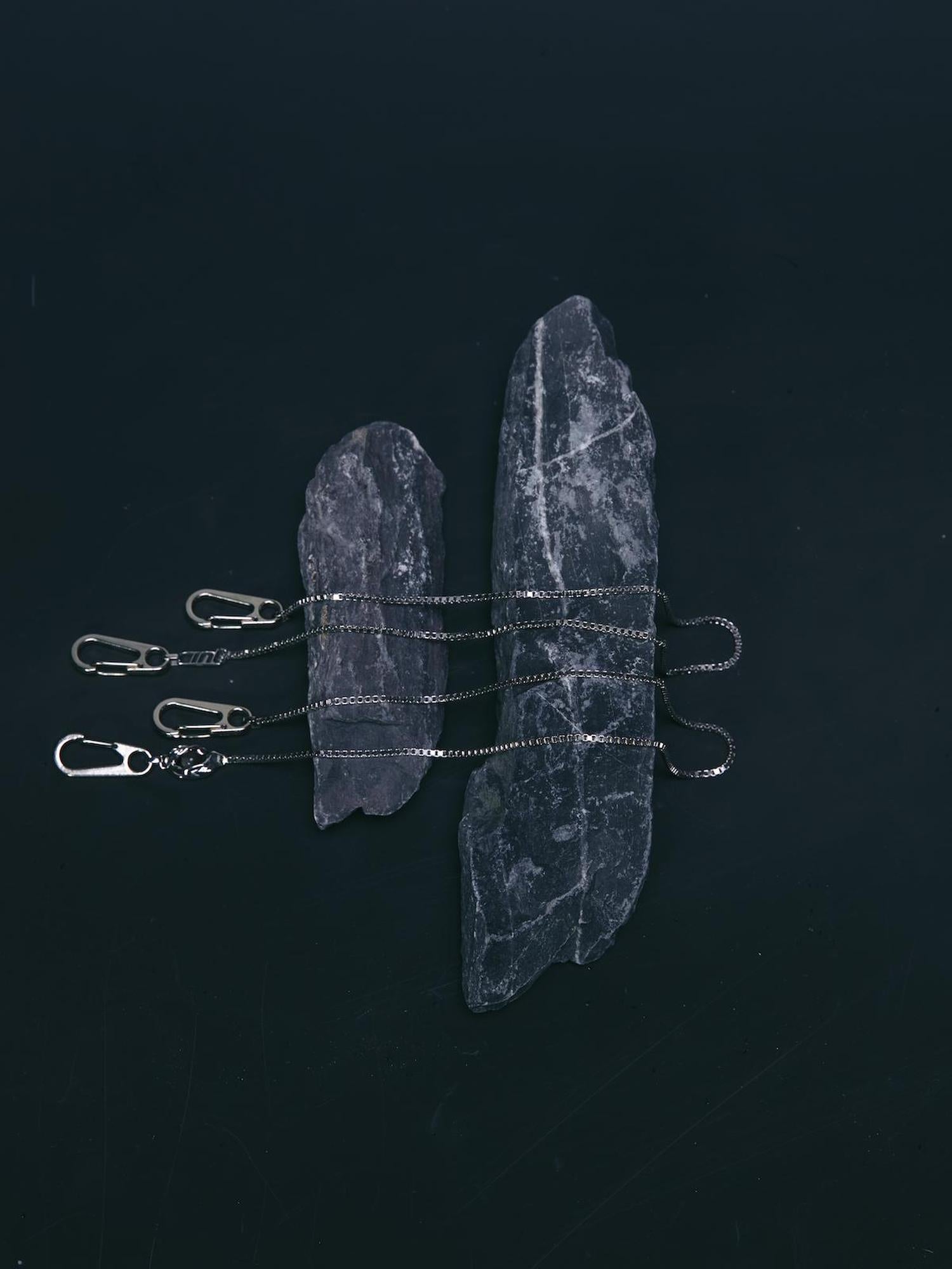 FUSSED Metal Tadpole & Bullet Necklace