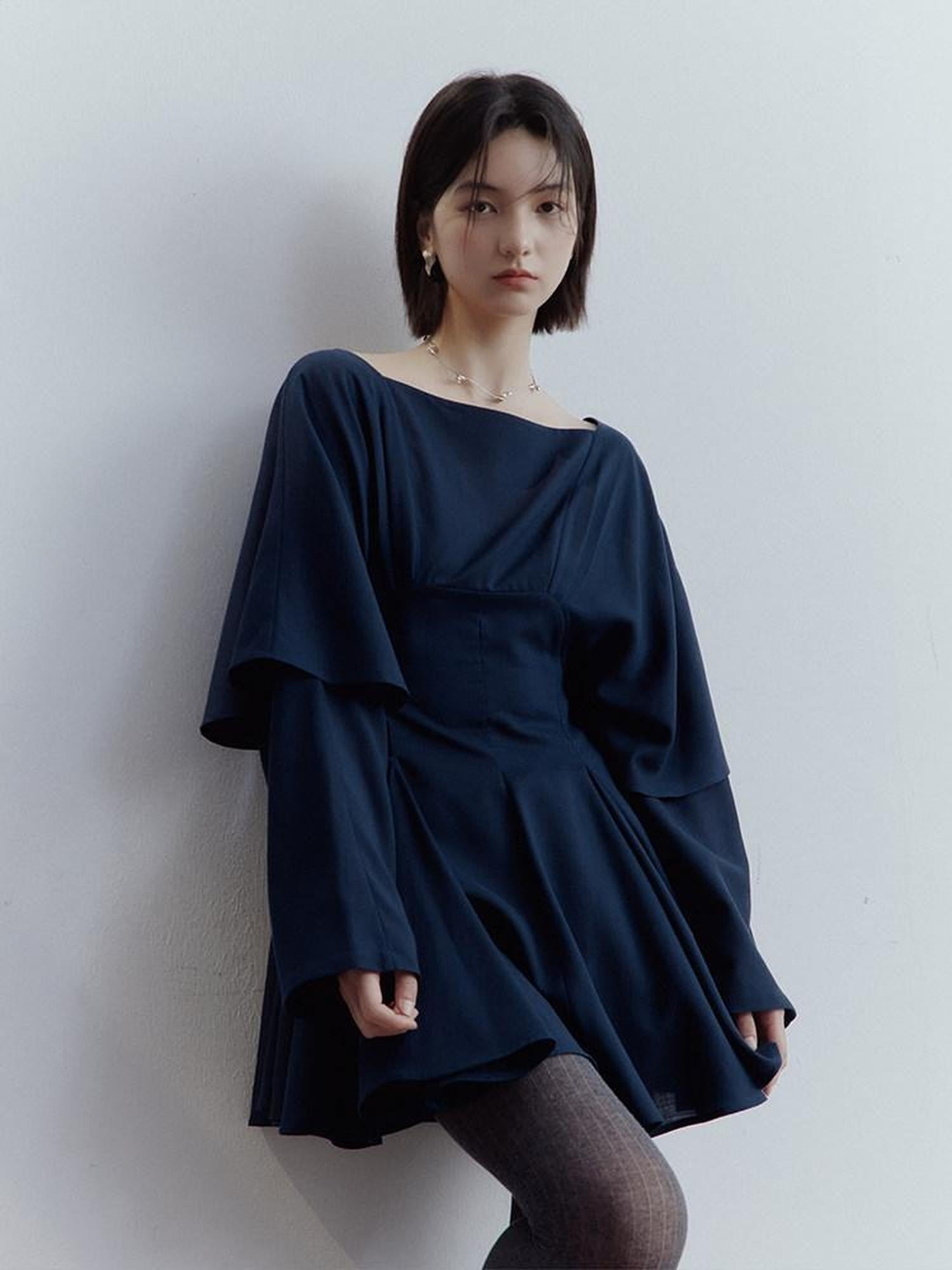 FUSSED Midnight Butterfly Deconstructed Patchwork Women&