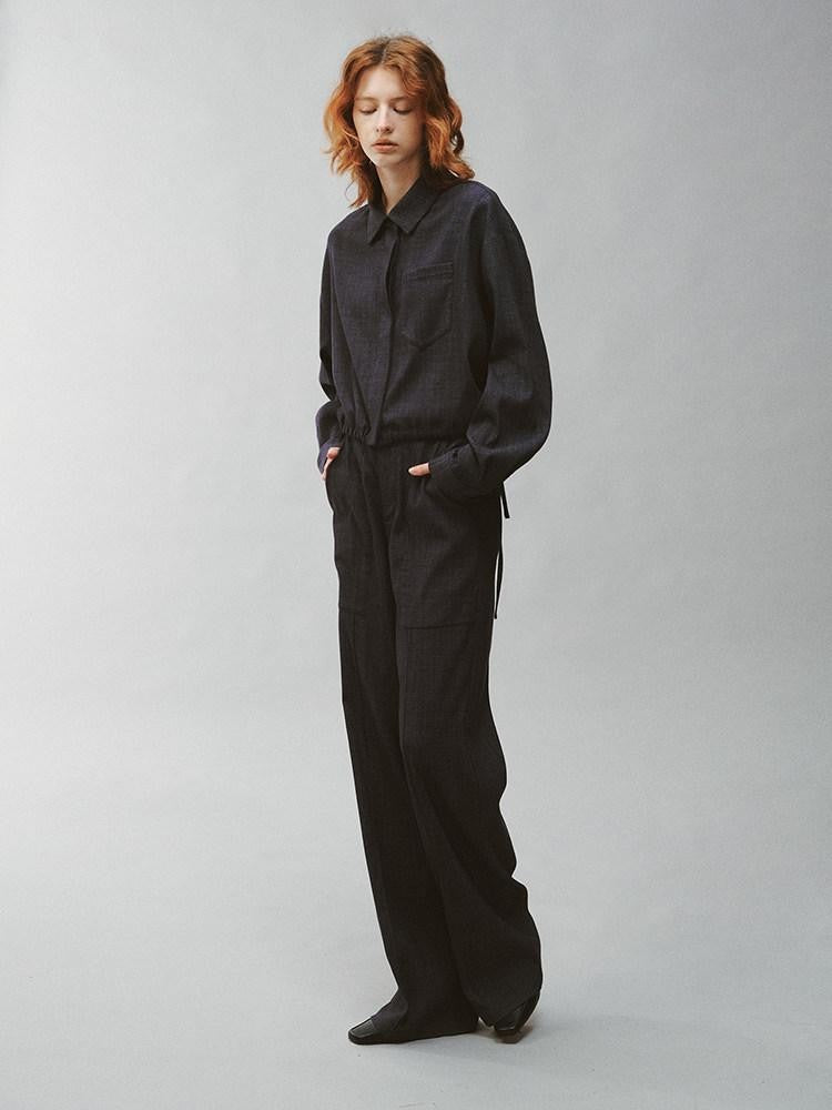 FUSSED Midnight Mist Relaxed Elongated Panel Women&