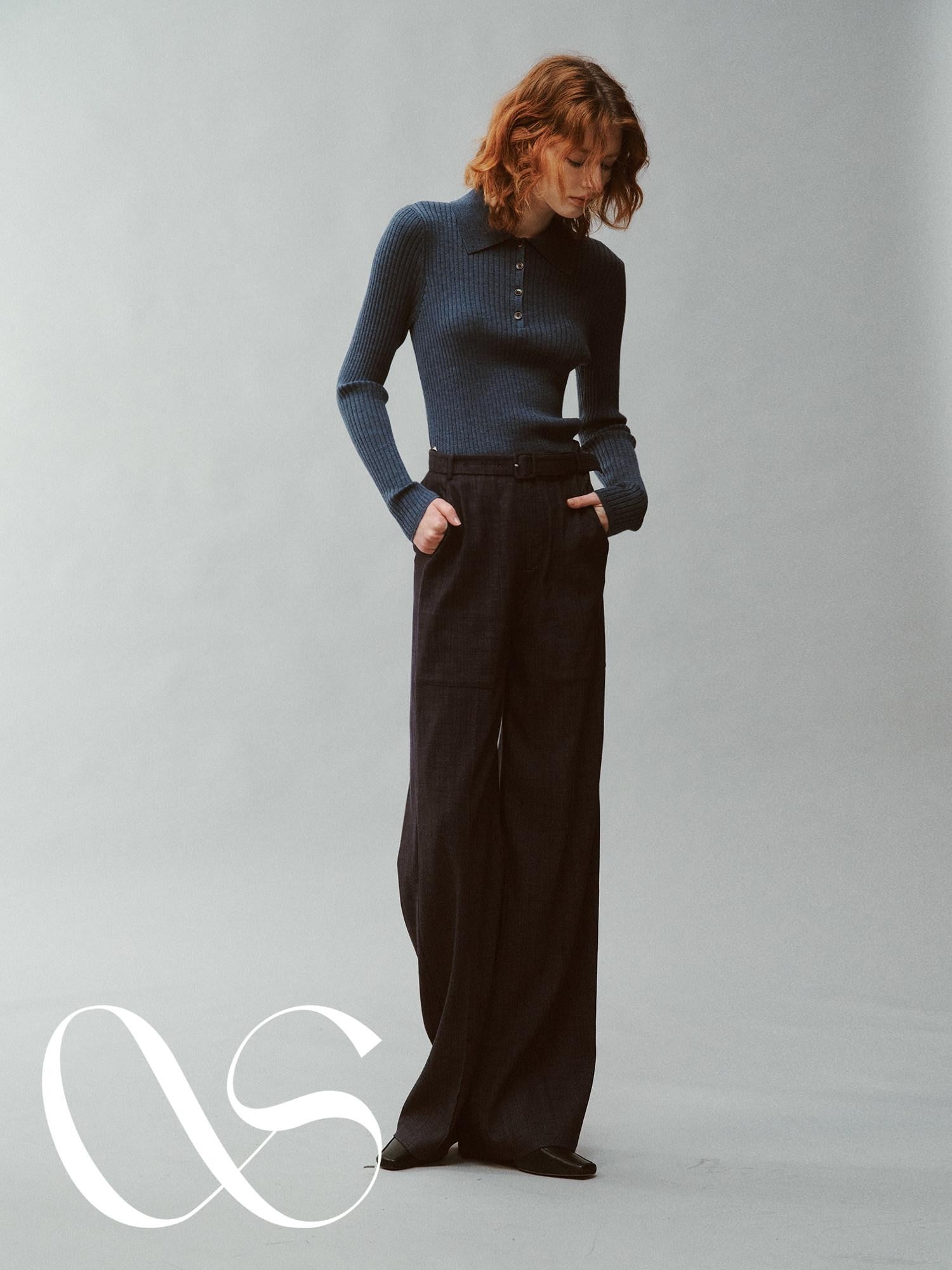FUSSED Midnight Mist Relaxed Elongated Panel Women&