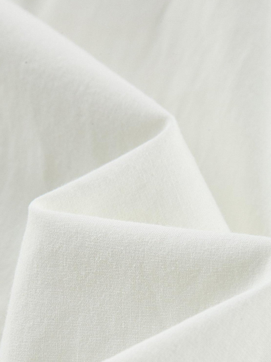 FUSSED Mist White Square Neck Spliced Waist Women&