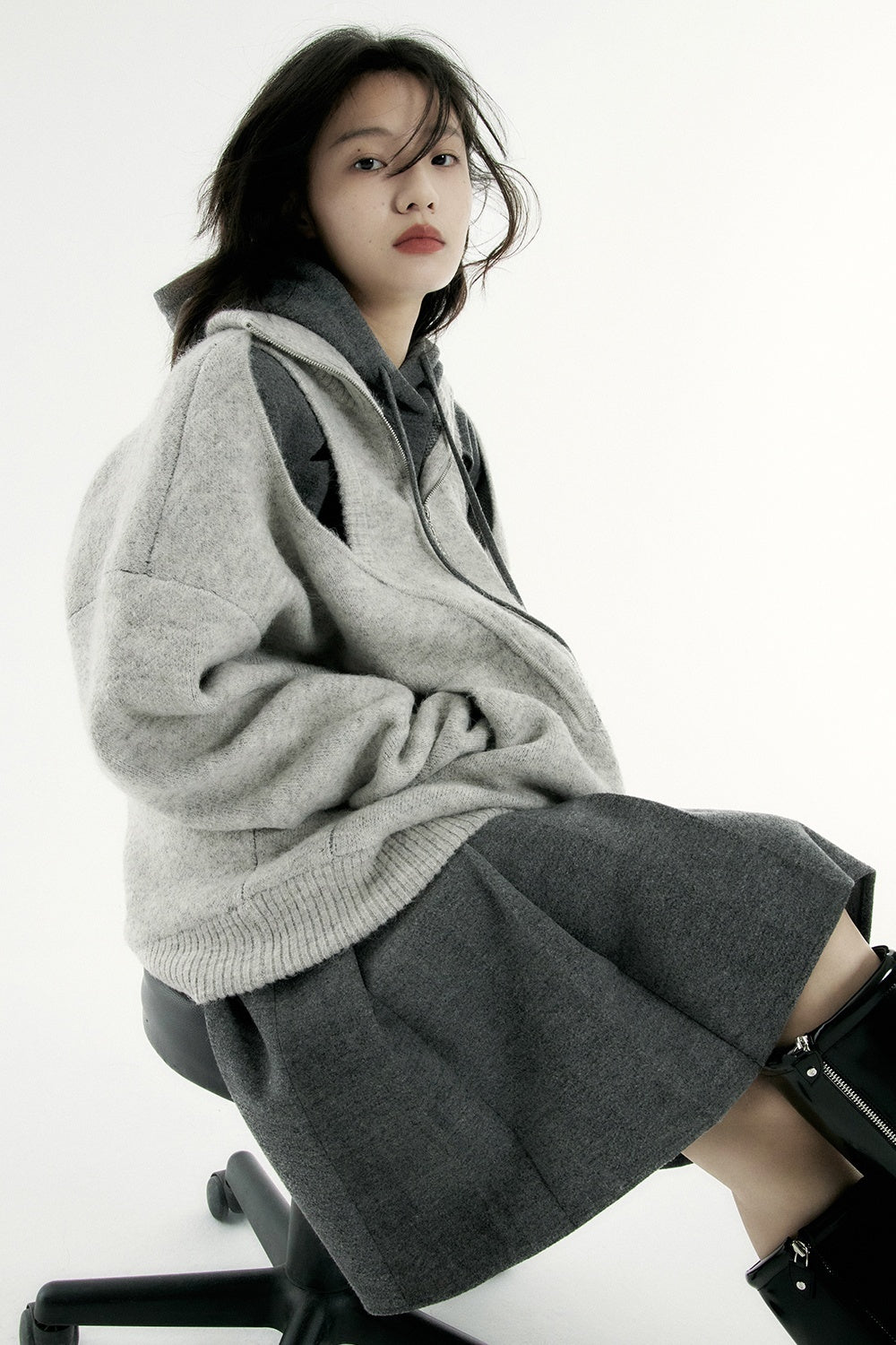 FUSSED_Oversized_Open_Knit_Wool_Blend_Women&