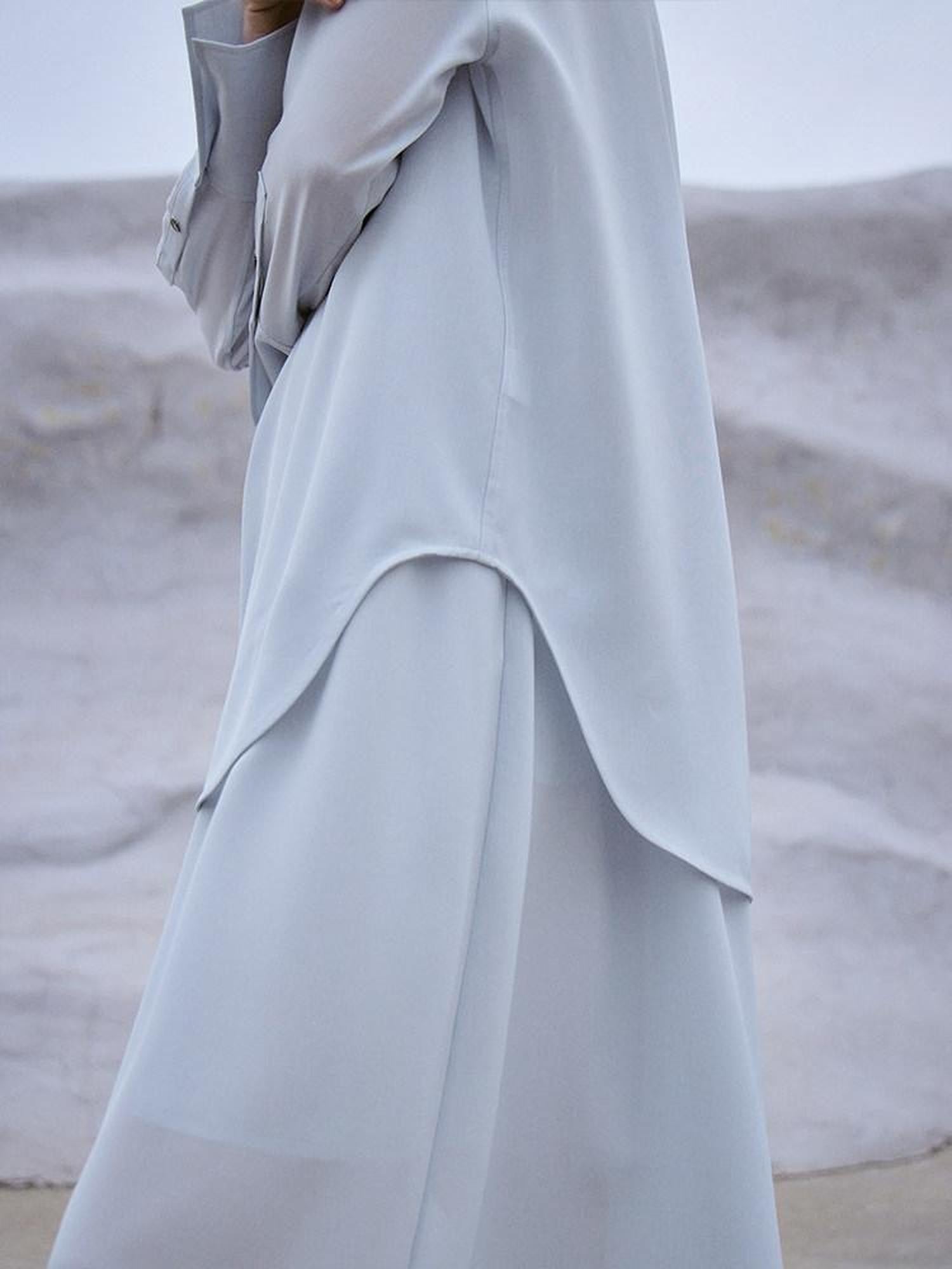 FUSSED Oversized Sun Protective Turn Down Collar Women&