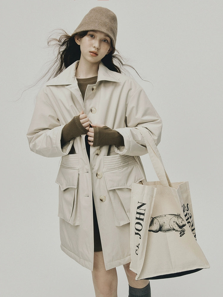 FUSSED_Quilted_Wool_Filled_Trench_Coat_In_Oatmeal_Grey_MISSTT