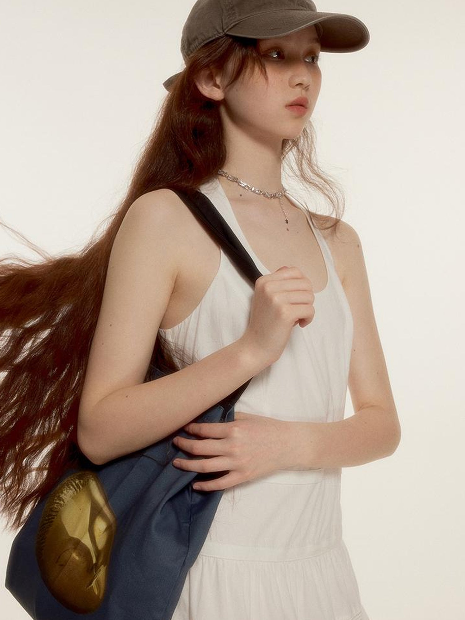 FUSSED Roman Holiday Floral Cutwork Embroidery Tiered Cotton Dress V Neck T Shirt Long Sleeve