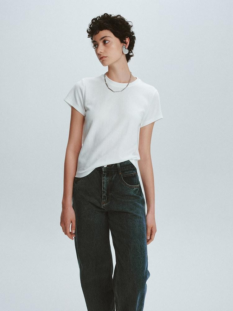 FUSSED Solid Clean Fit Three Necklines Women&