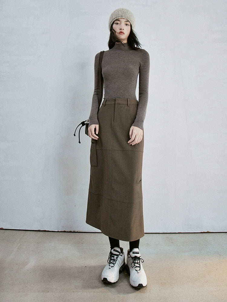 FUSSED_Superfine_18g_Merino_Wool_Seamless_Layering_Knit_Top_V_Neck_T_Shirt_Long_Sleeve_MISSTT