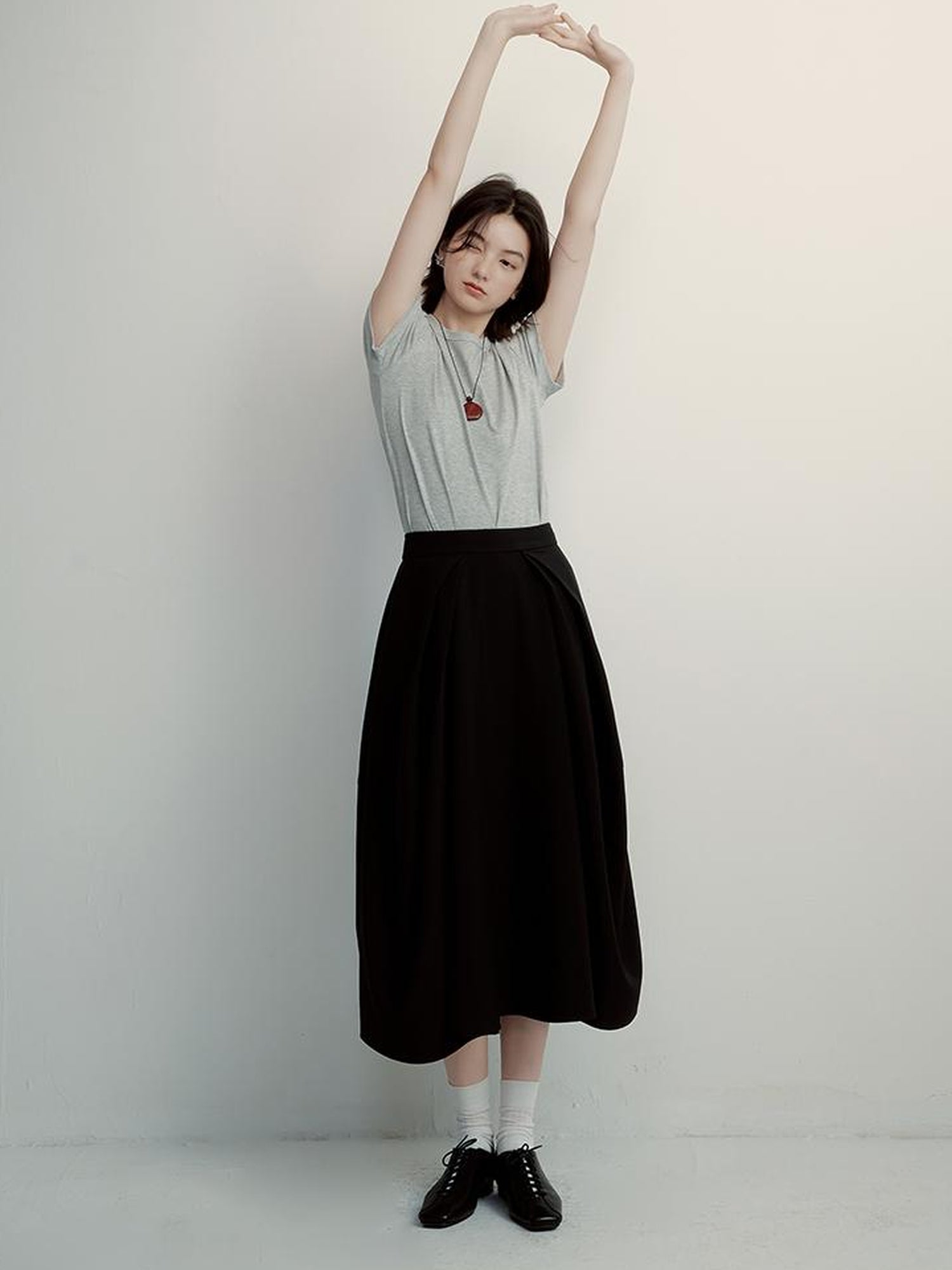 FUSSED Supima Pearl Blended Tee Cleanfit Stretch Cotton Top