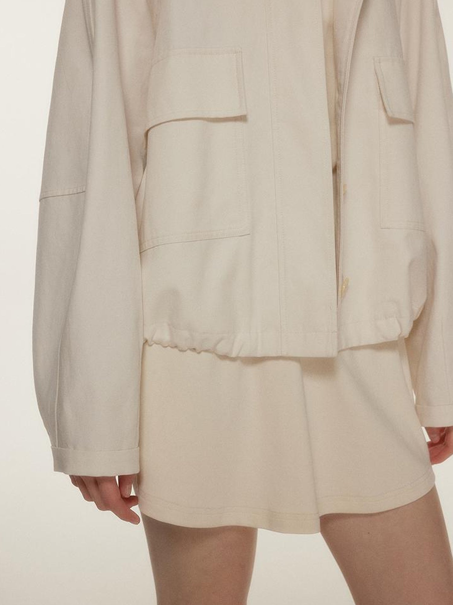 FUSSED Tennis Bow Embroidered Mockneck Dress