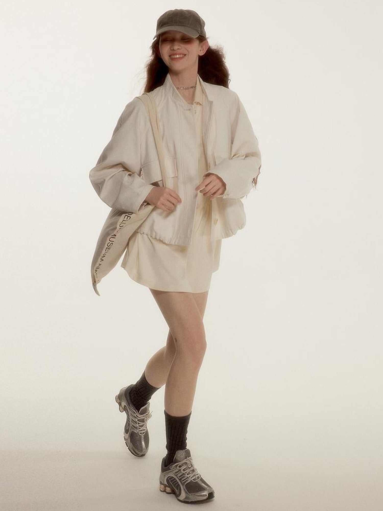 FUSSED Tennis Bow Embroidered Mockneck Dress