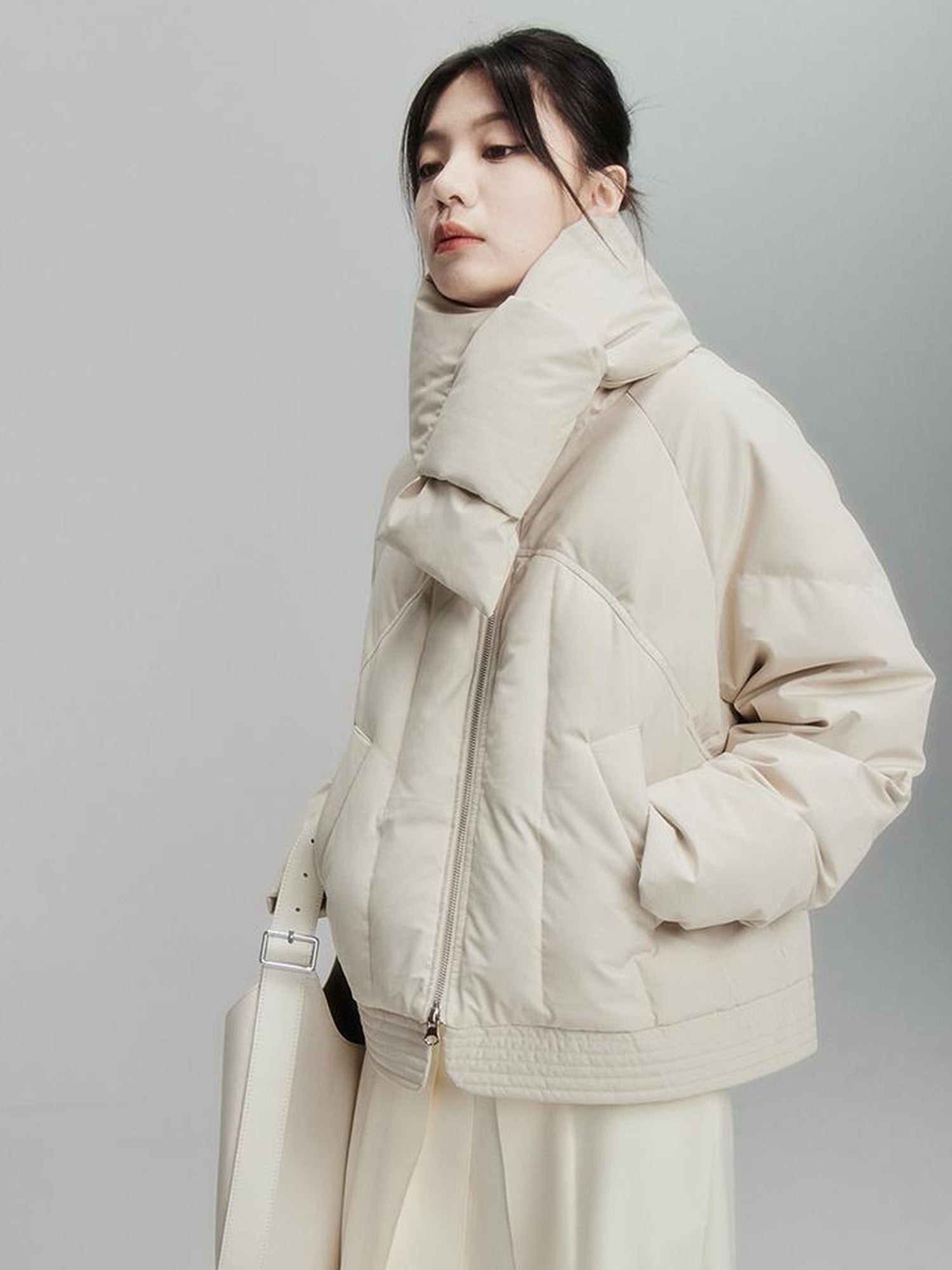 FUSSED Thermal Puff Neck Warmer With Antibacterial Water Repellent Finish