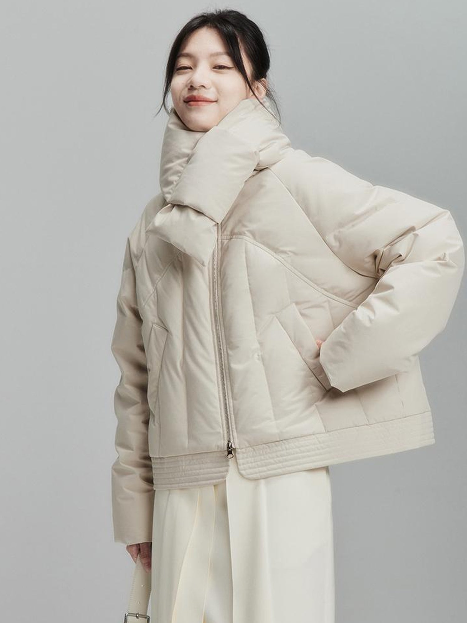 FUSSED Thermal Puff Neck Warmer With Antibacterial Water Repellent Finish