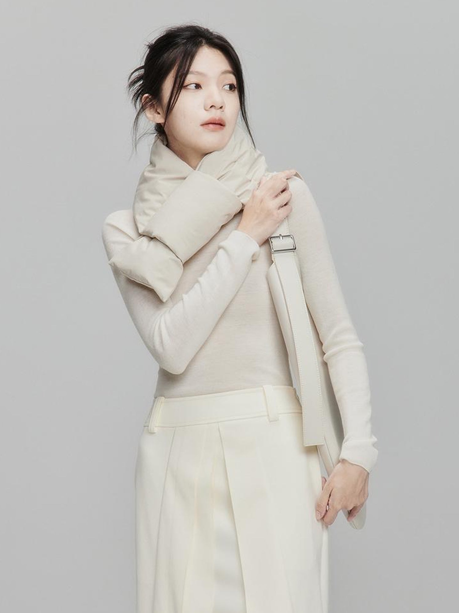 FUSSED Thermal Puff Neck Warmer With Antibacterial Water Repellent Finish