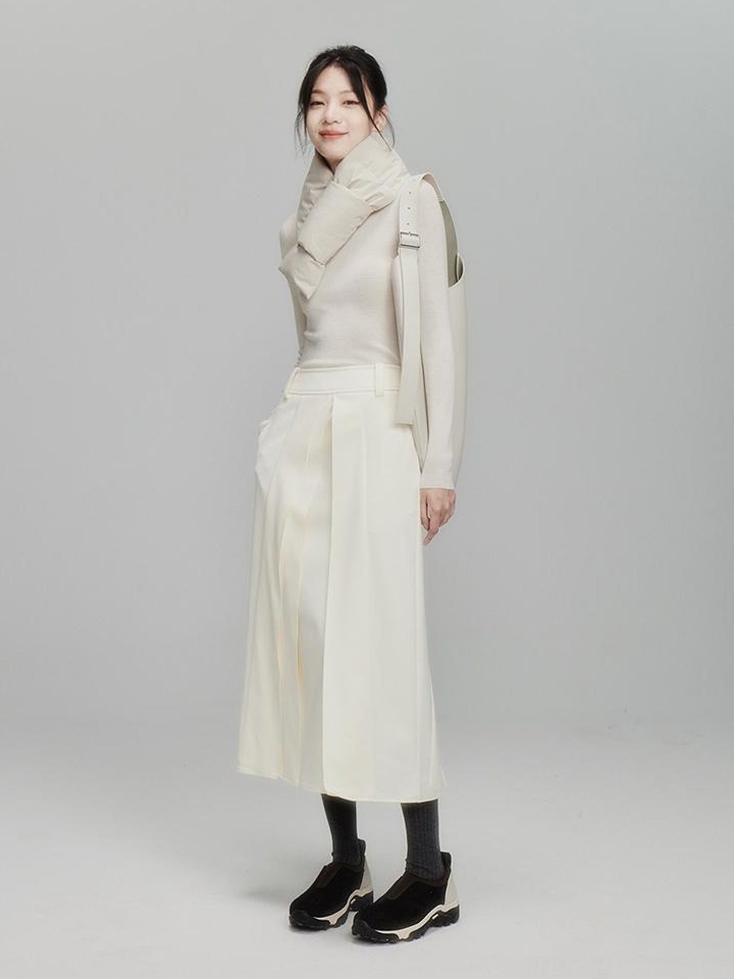 FUSSED Thermal Puff Neck Warmer With Antibacterial Water Repellent Finish