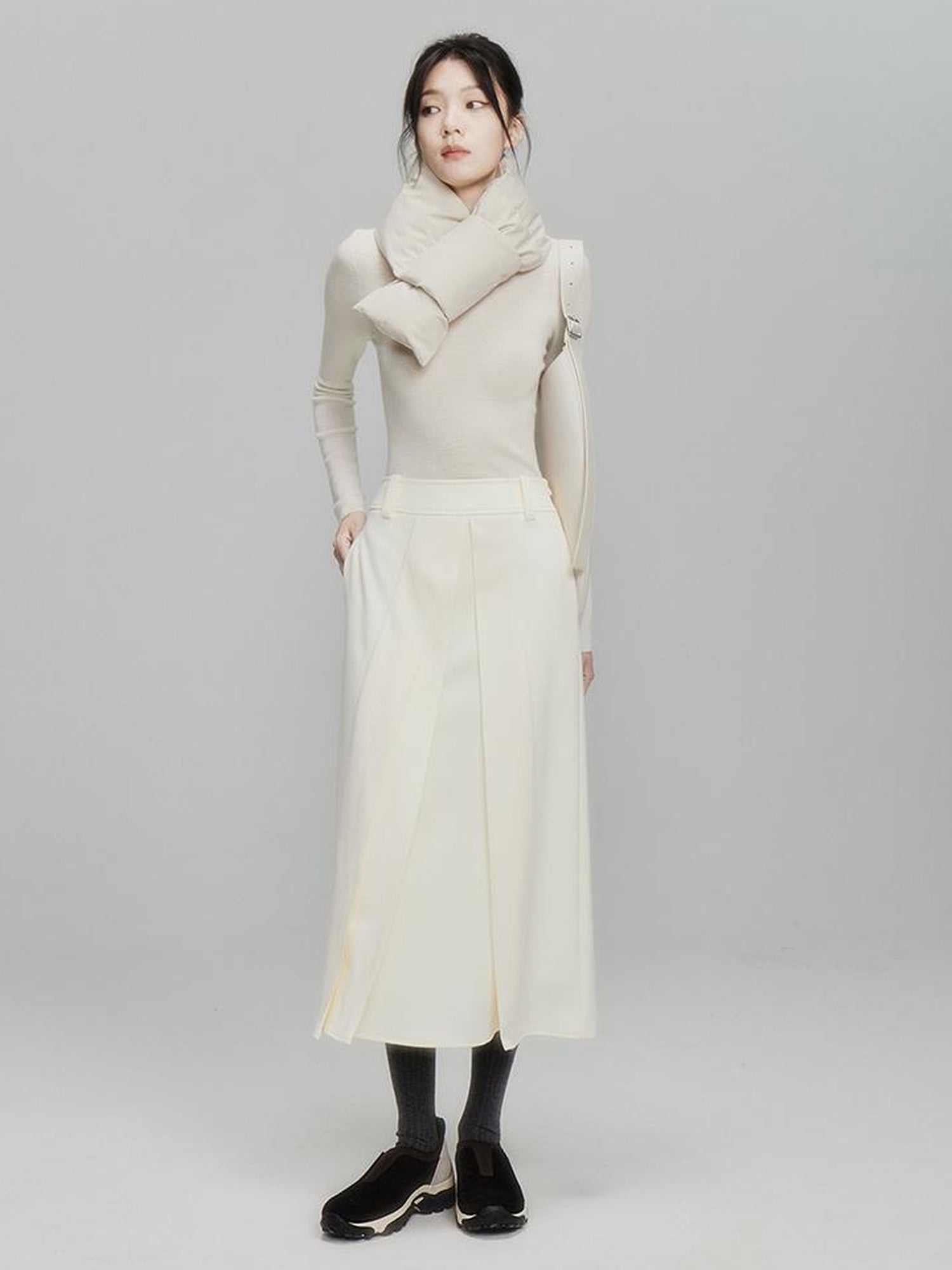 FUSSED Thermal Puff Neck Warmer With Antibacterial Water Repellent Finish