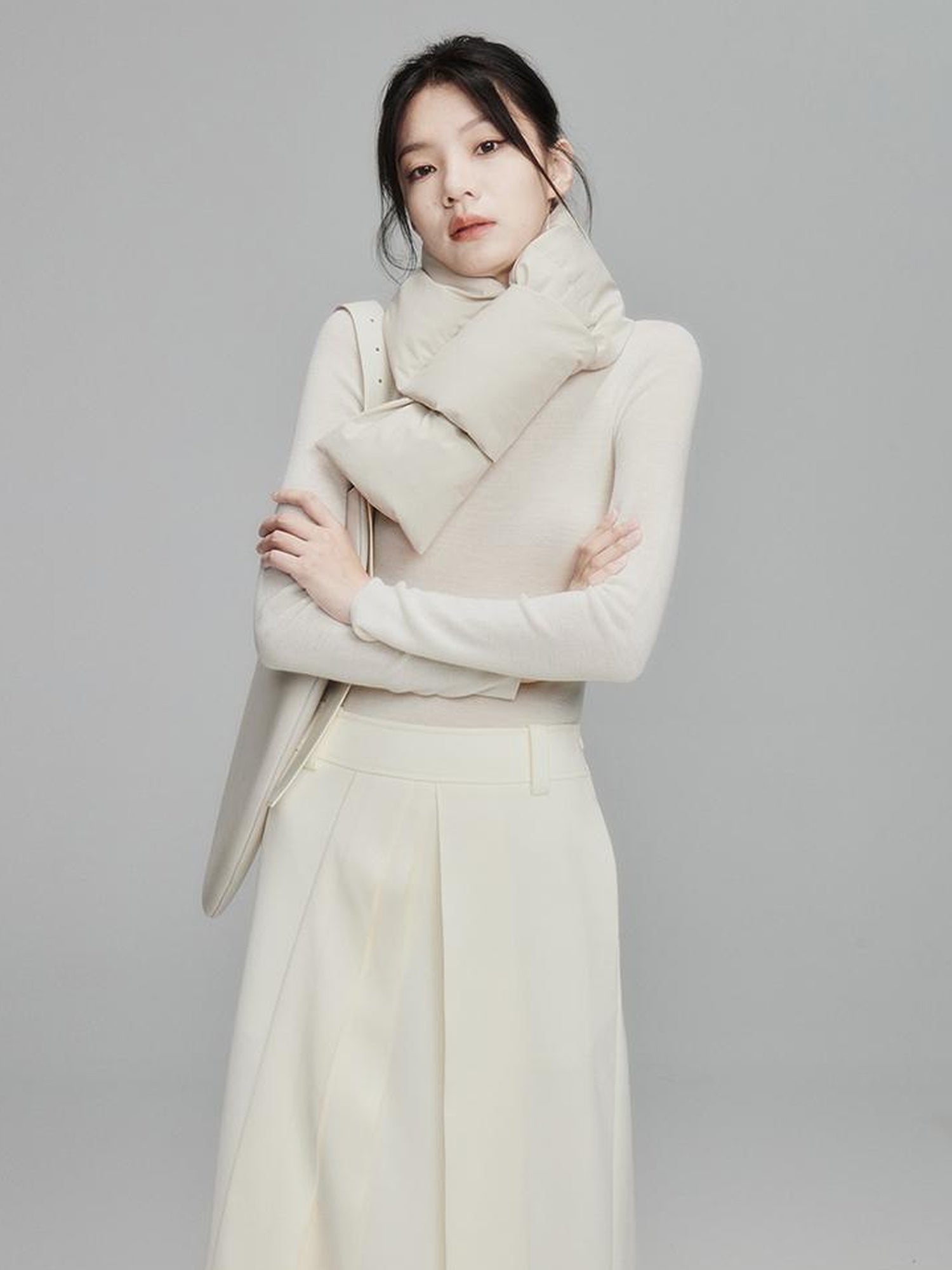 FUSSED Thermal Puff Neck Warmer With Antibacterial Water Repellent Finish