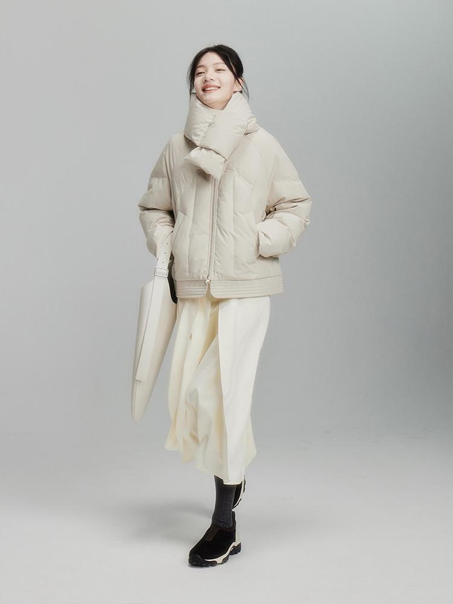 FUSSED Thermal Puff Neck Warmer With Antibacterial Water Repellent Finish