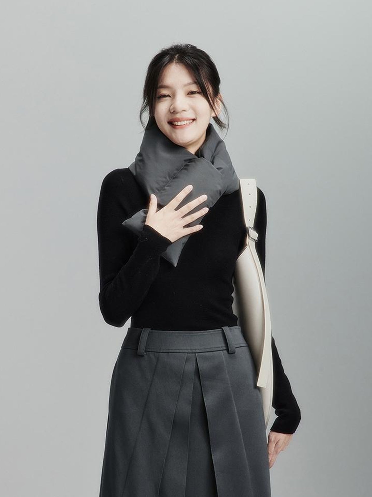 FUSSED Thermal Puff Neck Warmer With Antibacterial Water Repellent Finish