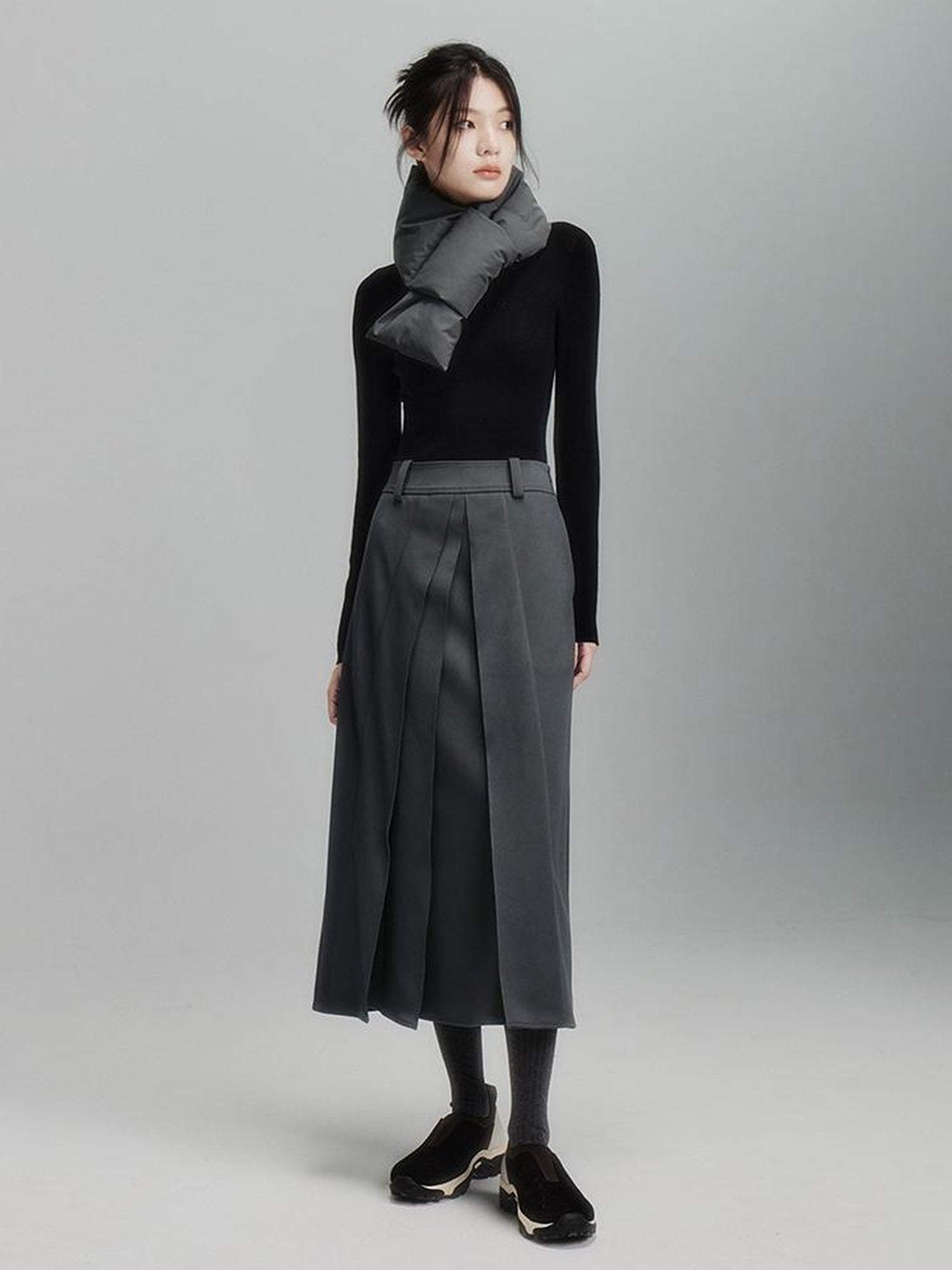 FUSSED Thermal Puff Neck Warmer With Antibacterial Water Repellent Finish