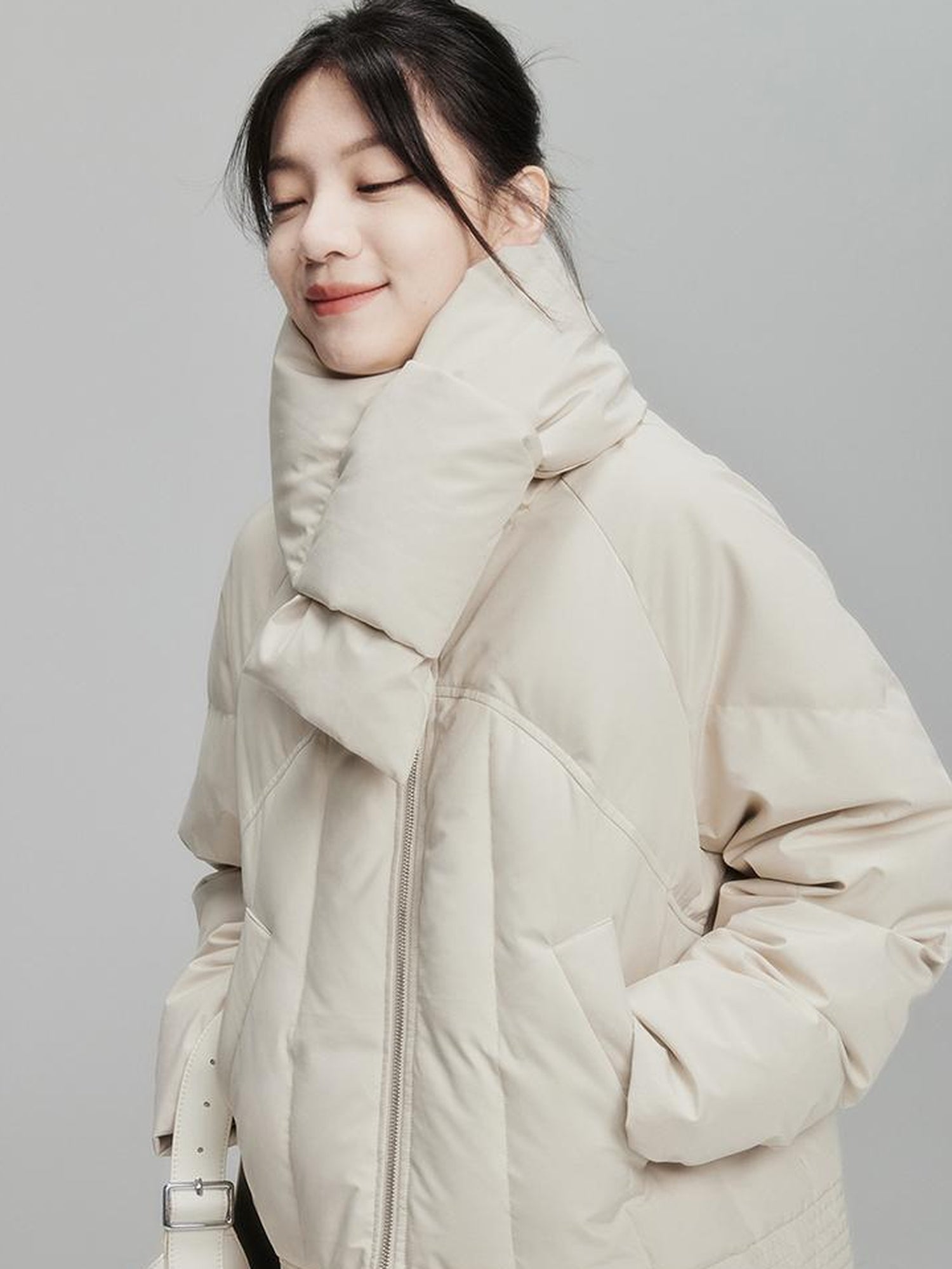 FUSSED Thermal Puff Neck Warmer With Antibacterial Water Repellent Finish