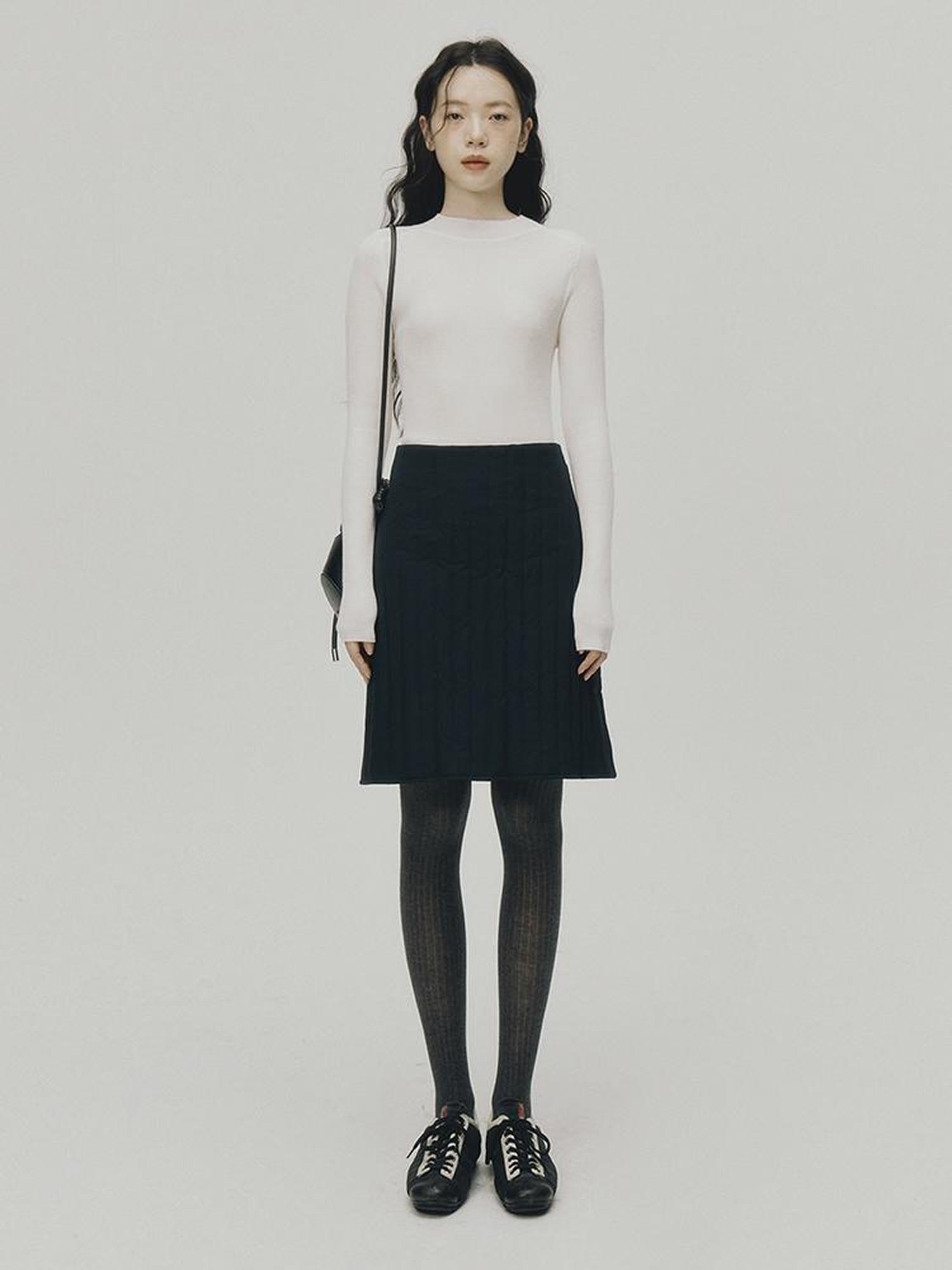 FUSSED Ultrafine Merino Ribbed Turtleneck Sweater