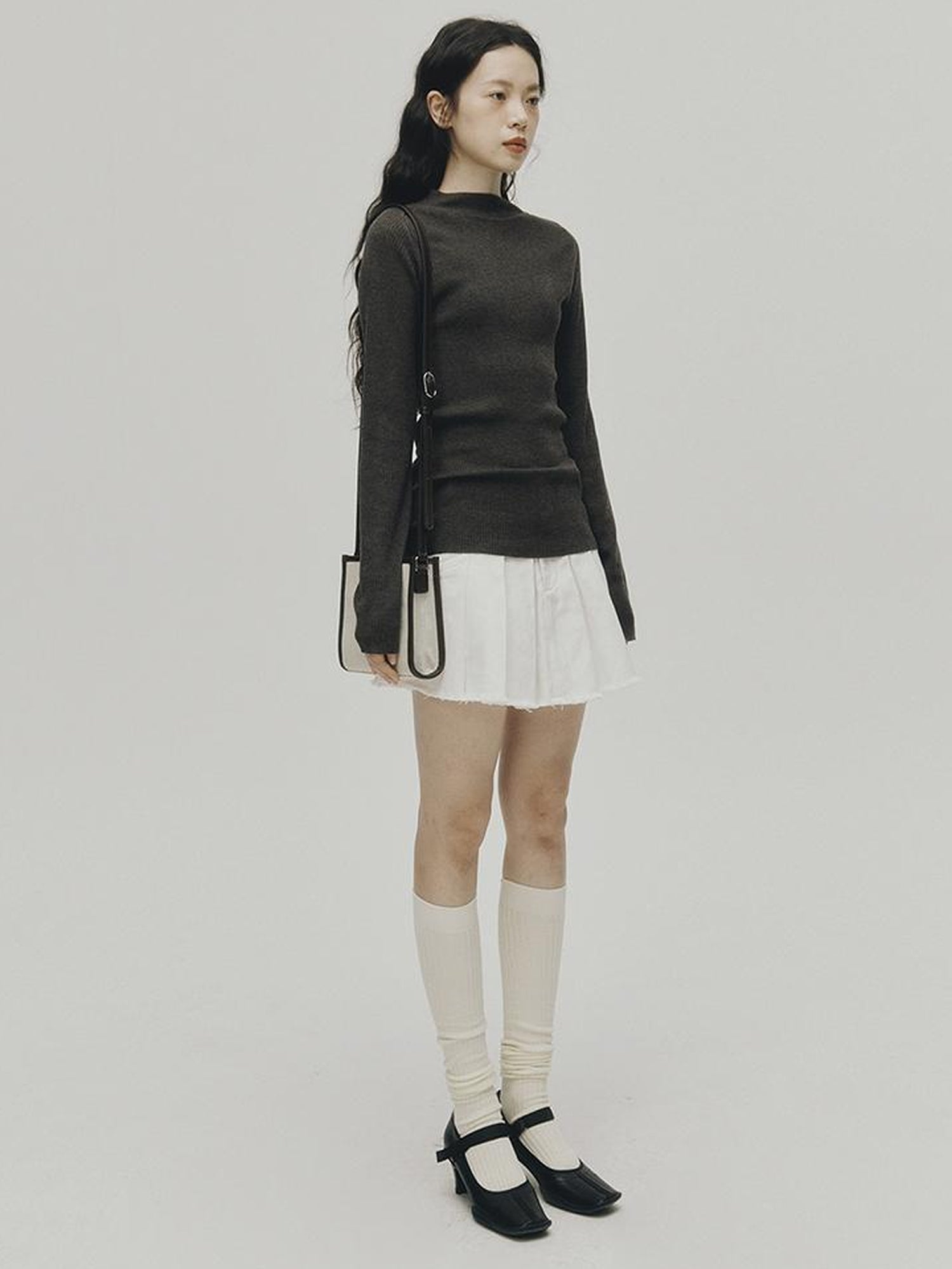 FUSSED Ultrafine Merino Ribbed Turtleneck Sweater