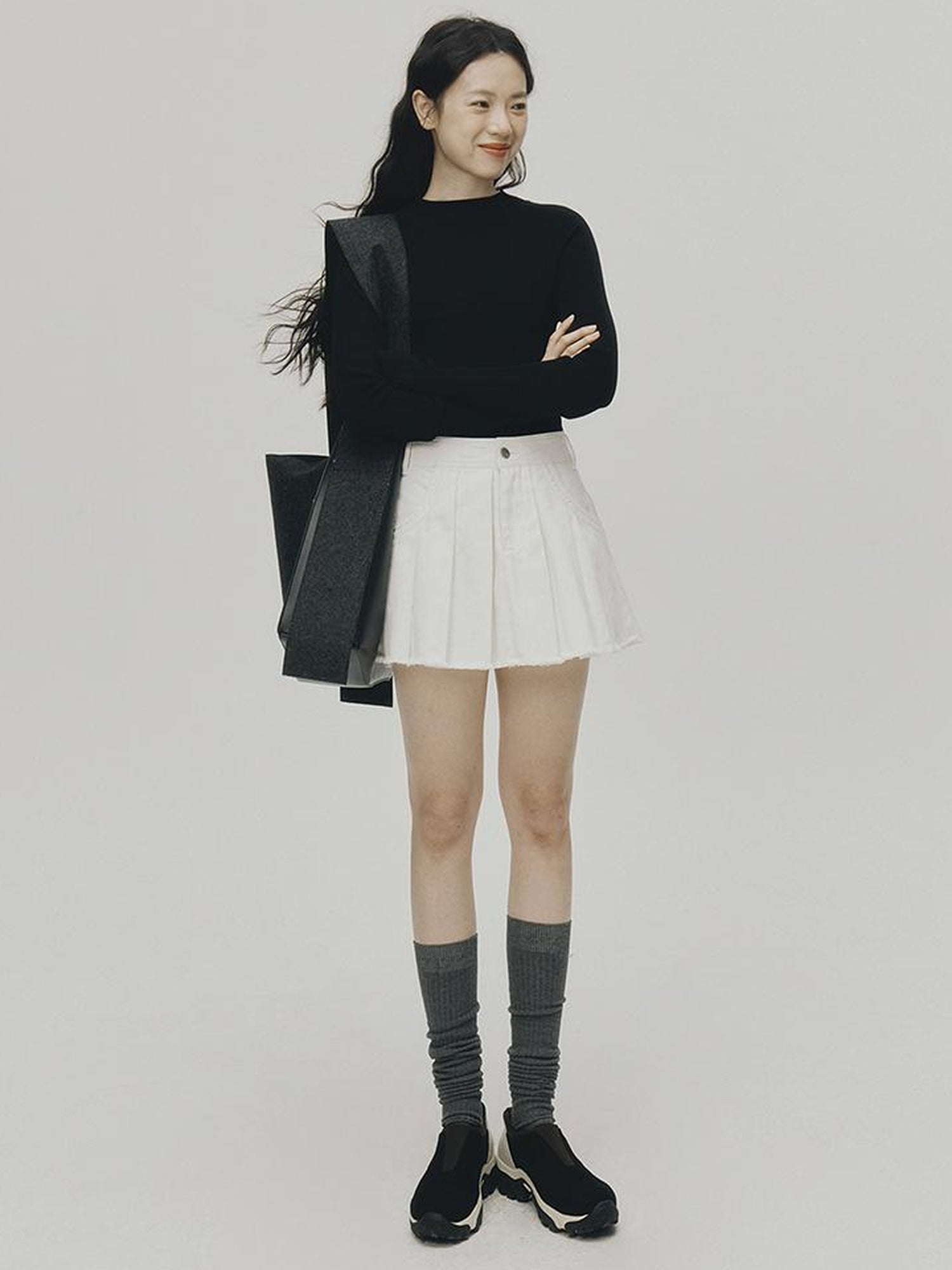 FUSSED Ultrafine Merino Ribbed Turtleneck Sweater