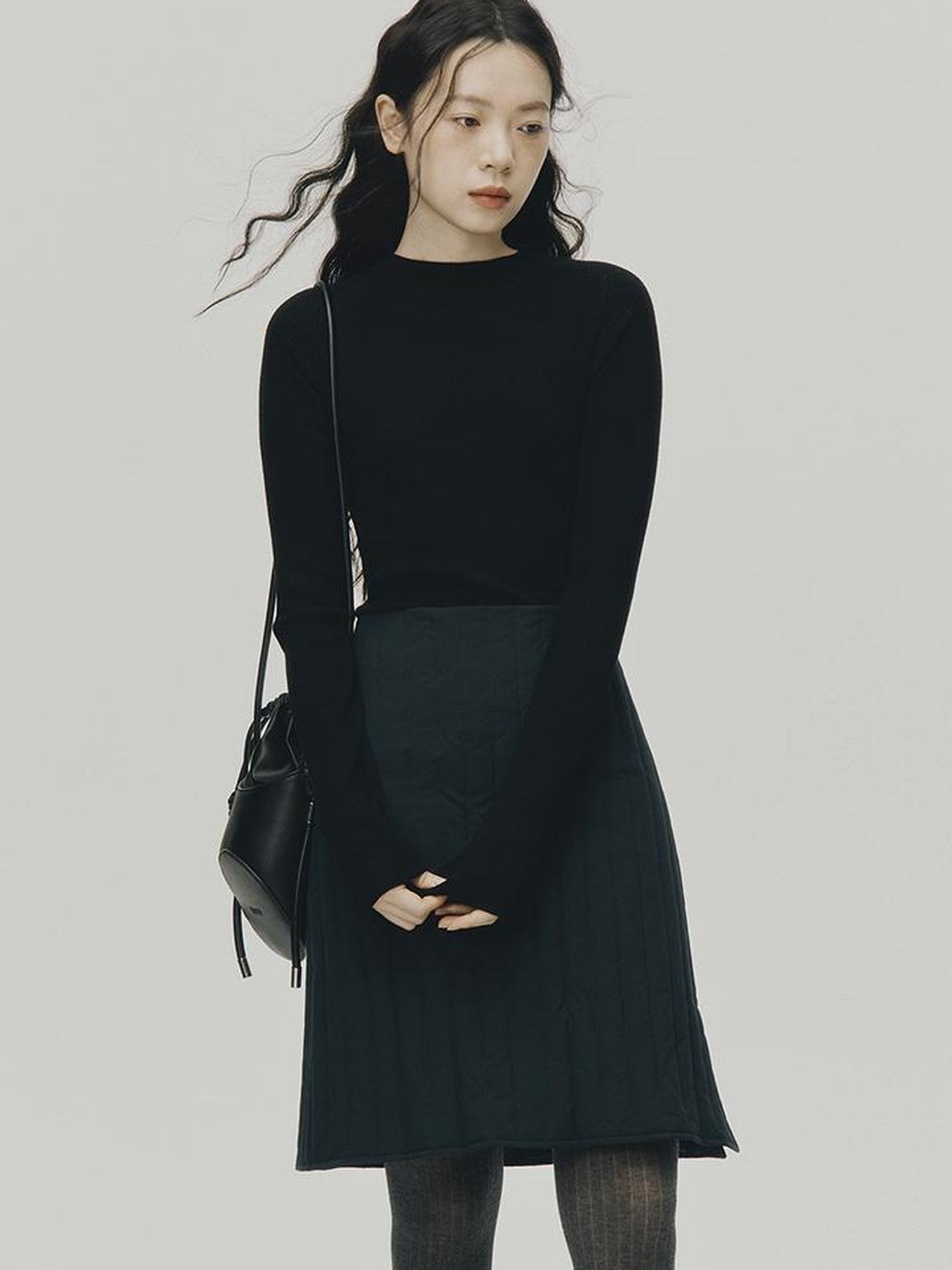 FUSSED Ultrafine Merino Ribbed Turtleneck Sweater