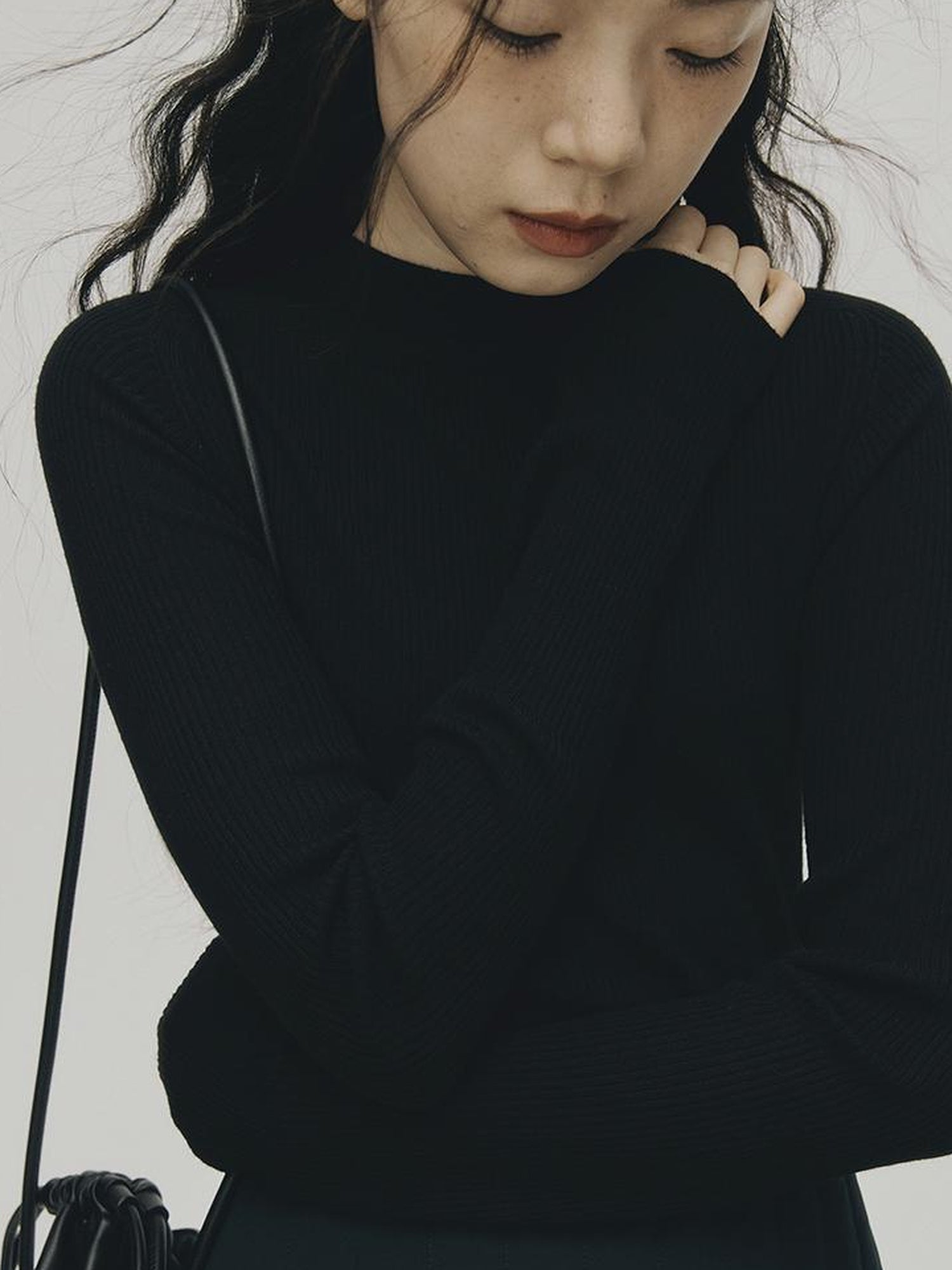 FUSSED Ultrafine Merino Ribbed Turtleneck Sweater