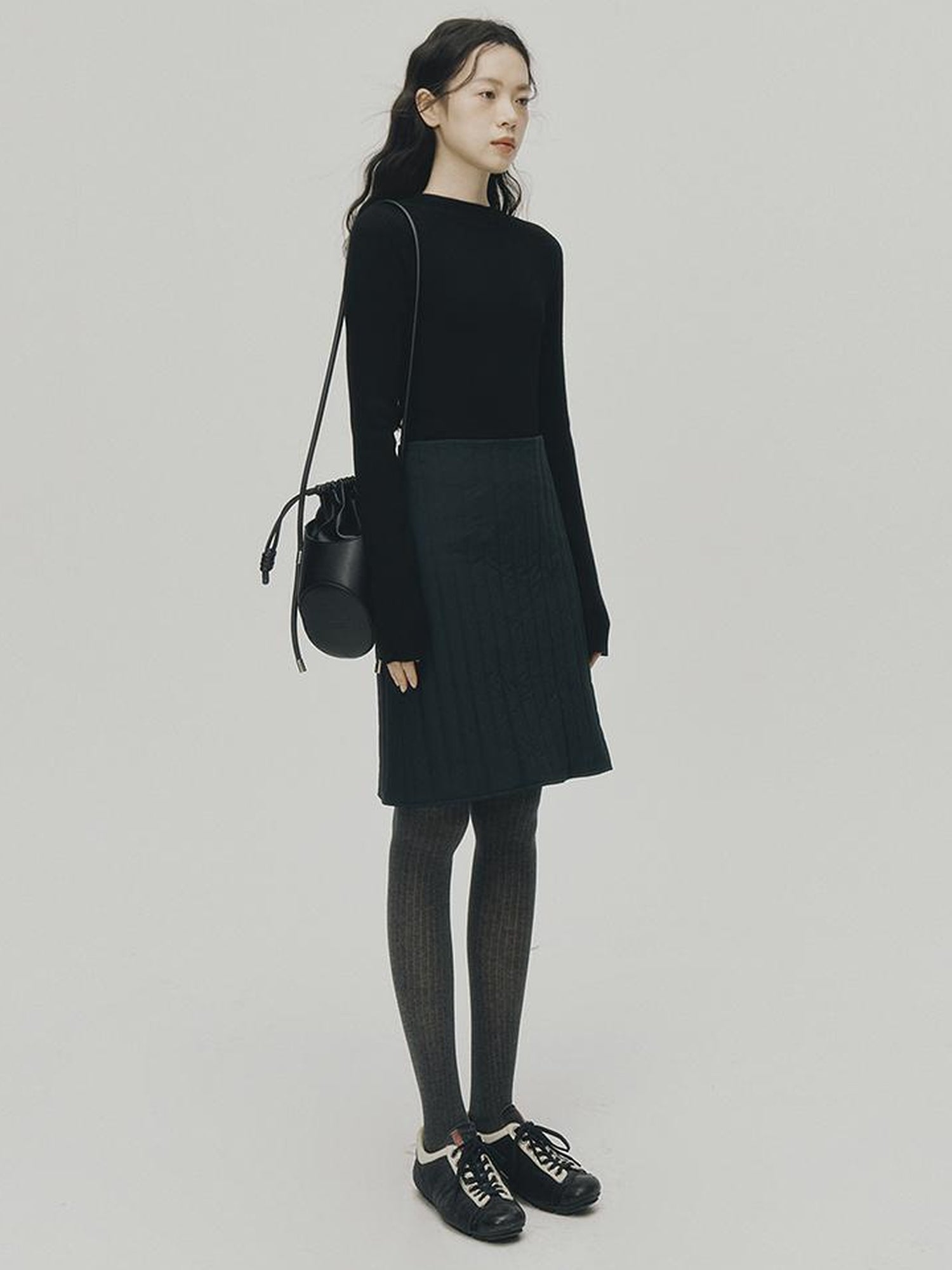 FUSSED Ultrafine Merino Ribbed Turtleneck Sweater