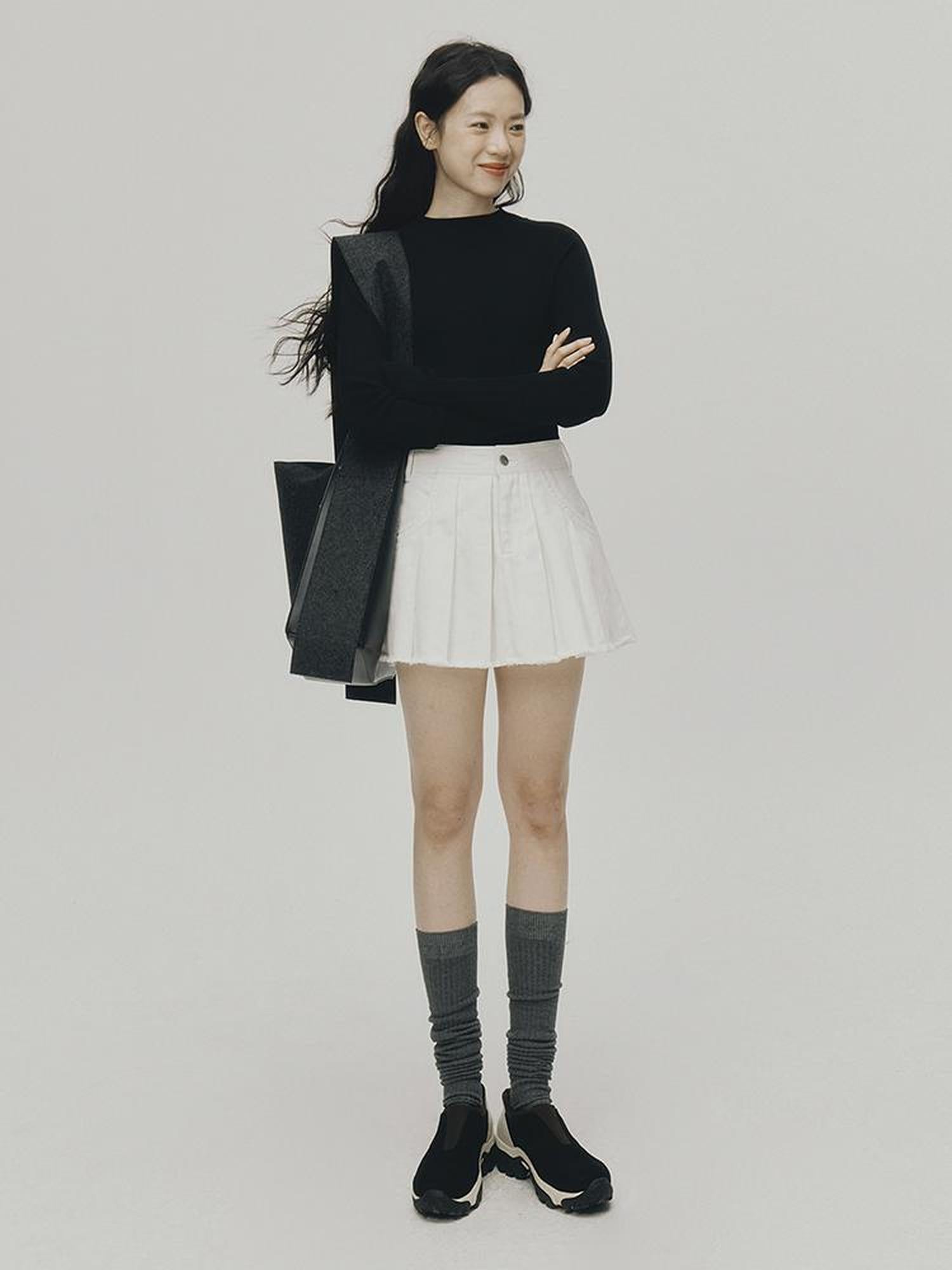 FUSSED Ultrafine Merino Ribbed Turtleneck Sweater