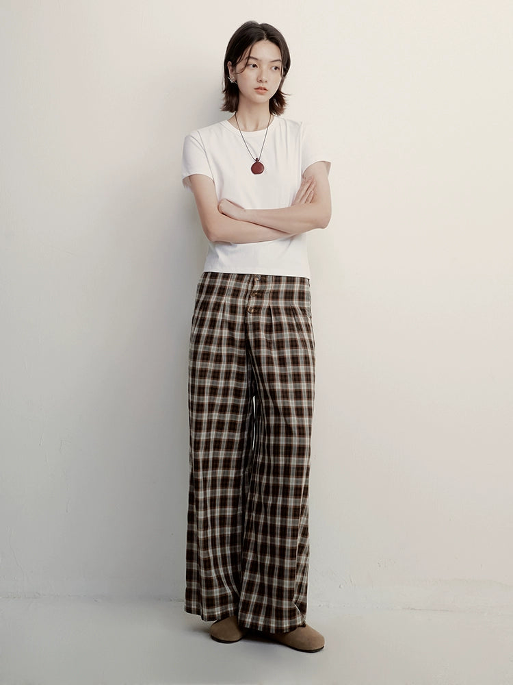 FUSSED_Vintage_Plaid_Wide_Leg_Trousers_with_Front_Pleats_and_Relaxed_Drape_MISSTT