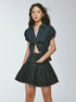 FUSSED_Vtg_Cowgirl_Contrast_Washed_Denim_A_Line_Pleated_Skirt_MISSTT