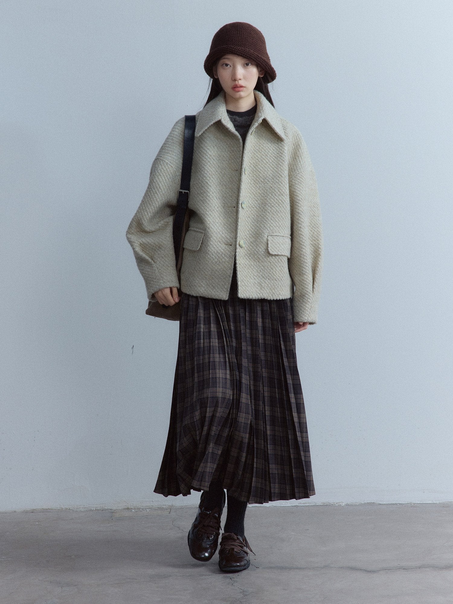 FUSSED_Warm_Girly_Oversized_Lapel_Women_Oatmeal_Slanted_Pockets_Single_Button_Jacket_MISSTT