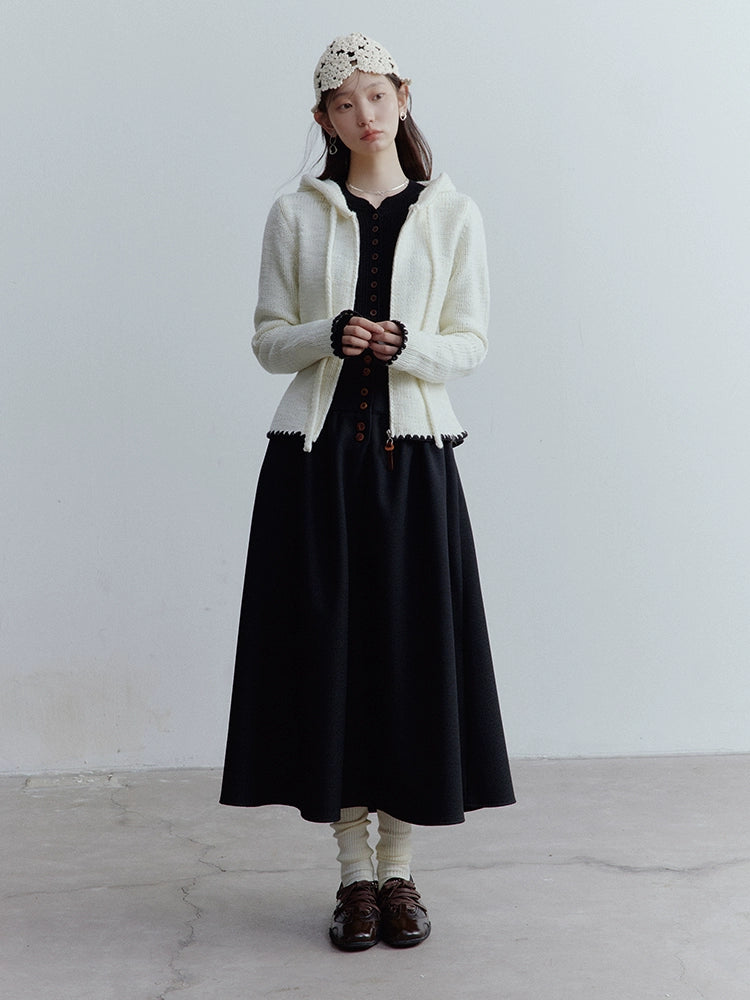 FUSSED_Wool_Blend_Shell_Stitch_Hooded_Cardigan_MISSTT