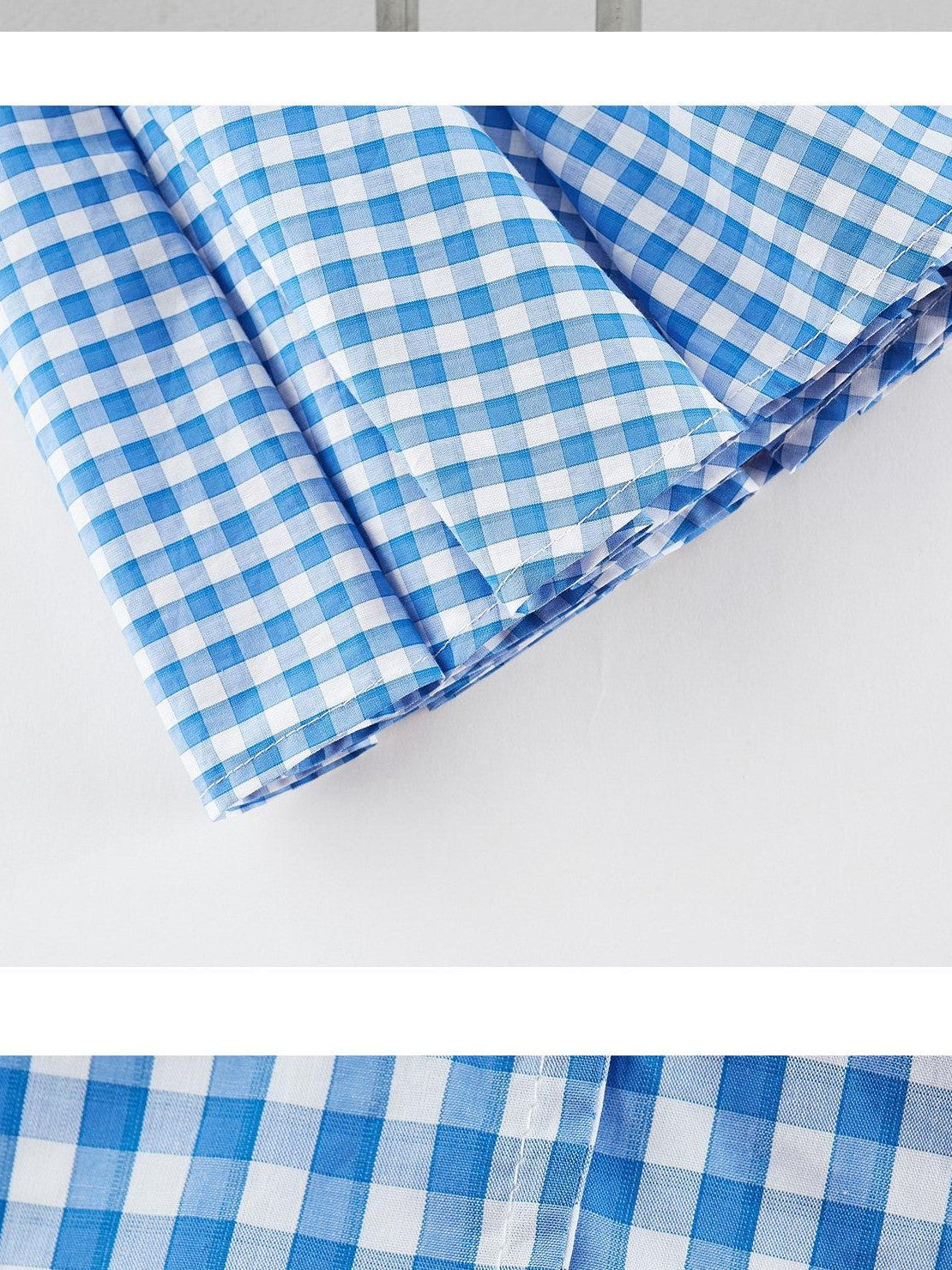 FUSSED Yarn Dyed Vichy Plaid Layered Women&