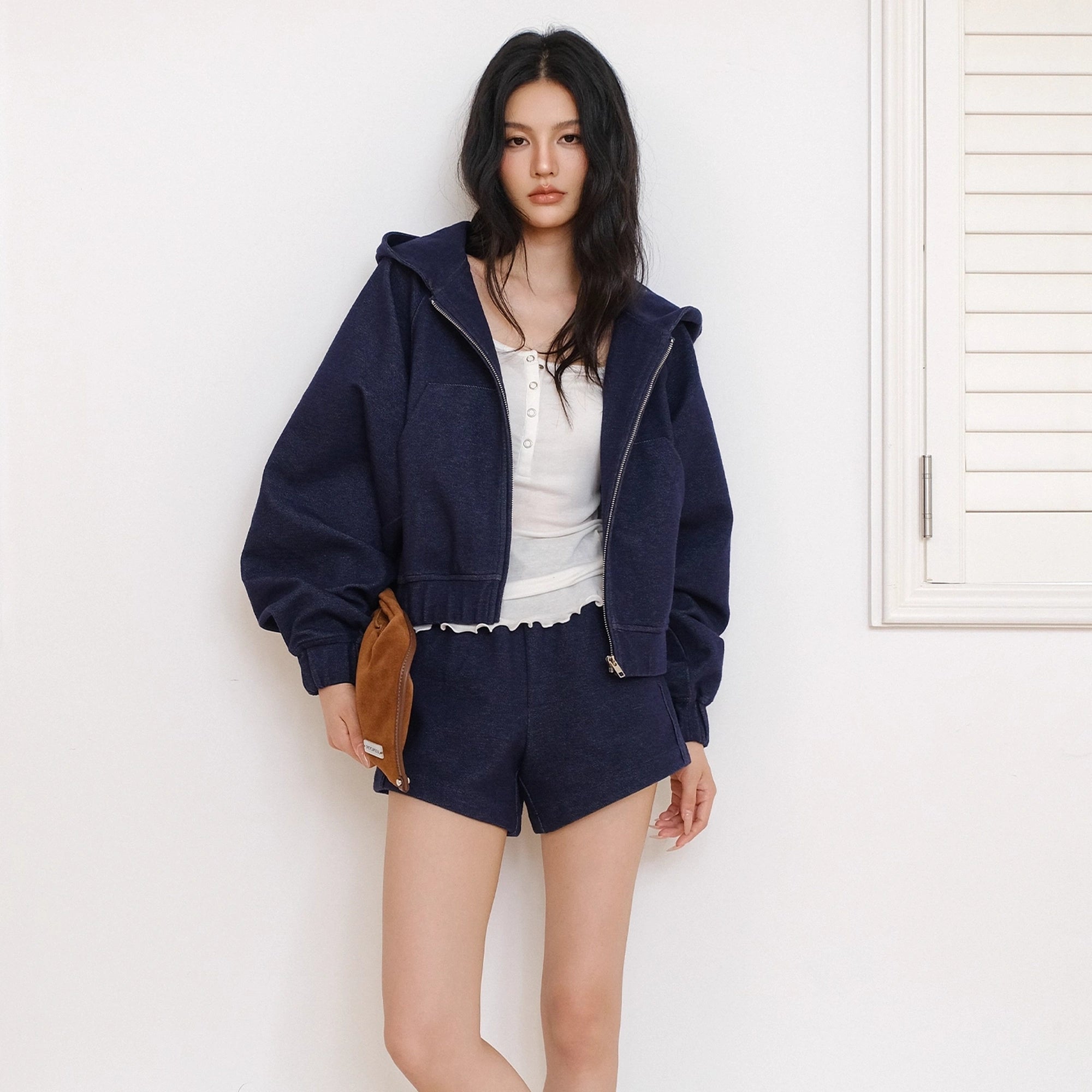 FU_FRESH_UP_Athflow_Denim_Texture_Hoodie_And_Shorts_Set_MISSTT