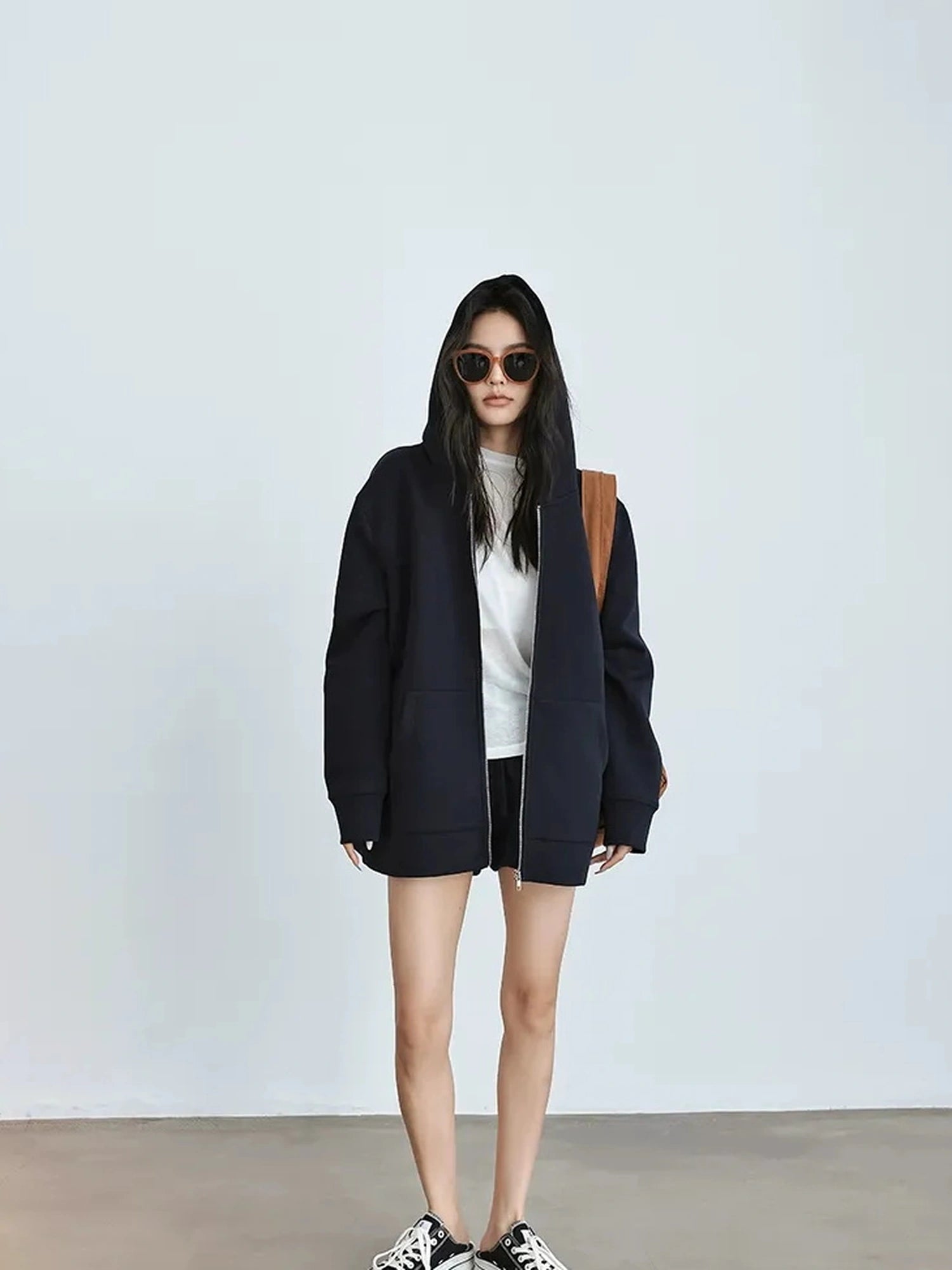FU FRESH UP Athflow Hoodie Set With High Waist Shorts