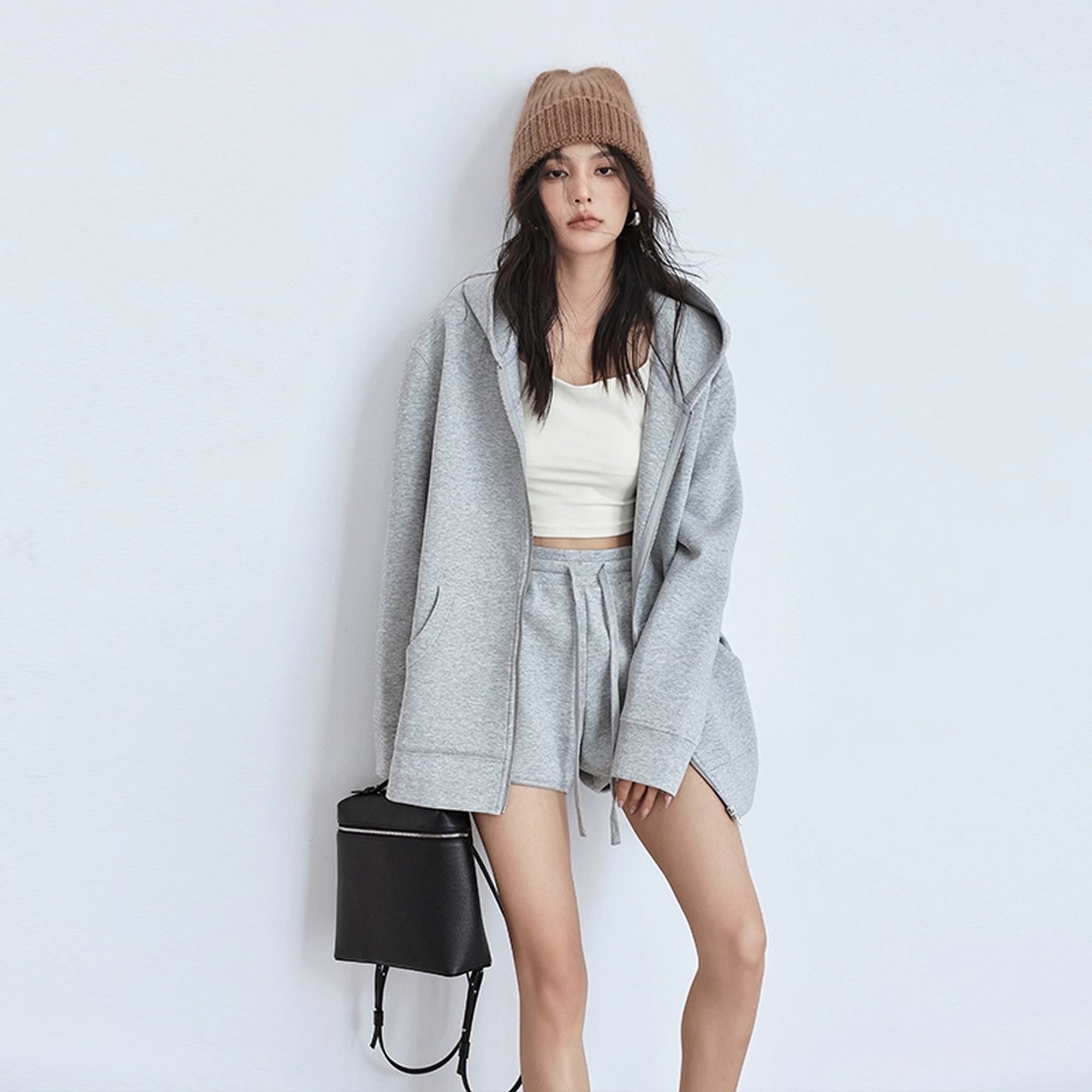 FU_FRESH_UP_Athflow_Hoodie_Set_With_High_Waist_Shorts_MISSTT