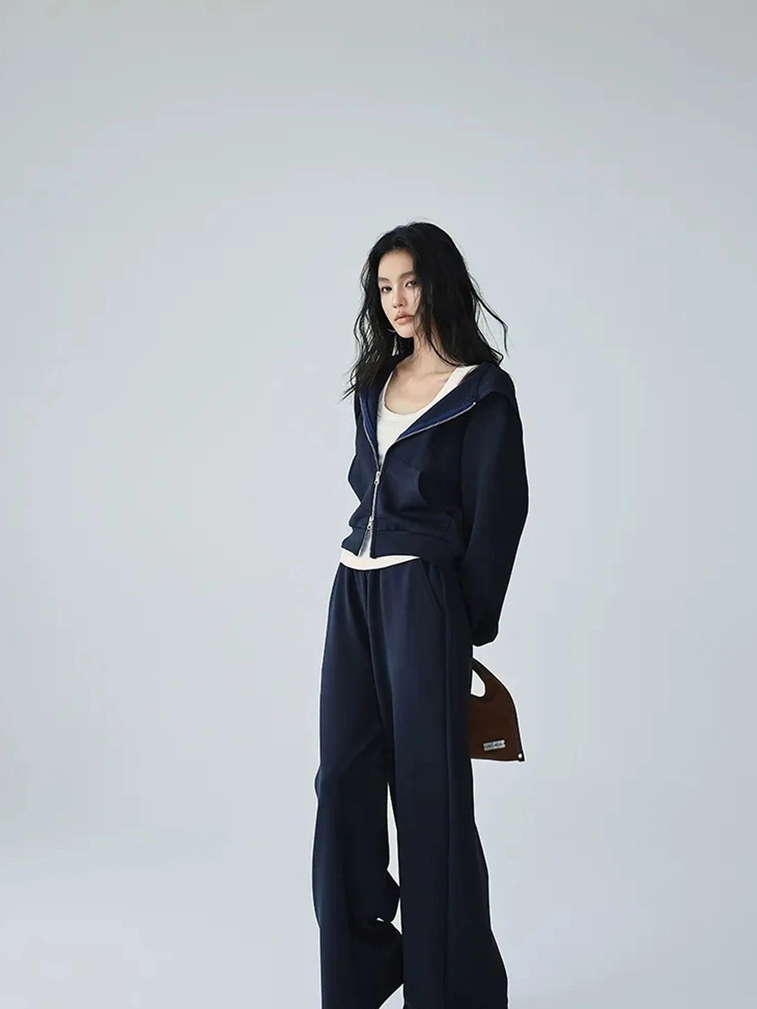 FU FRESH UP Athflow Hoodie Set With Wide Leg Pants