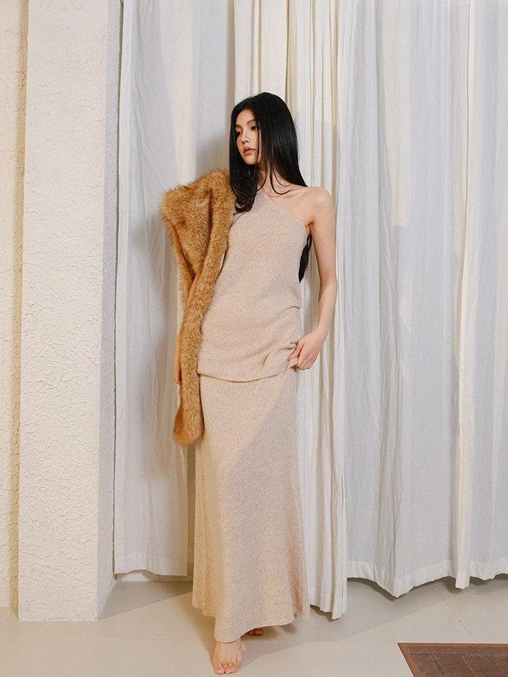 FU FRESH UP Bare Touch Asymmetrical One Shoulder Women&