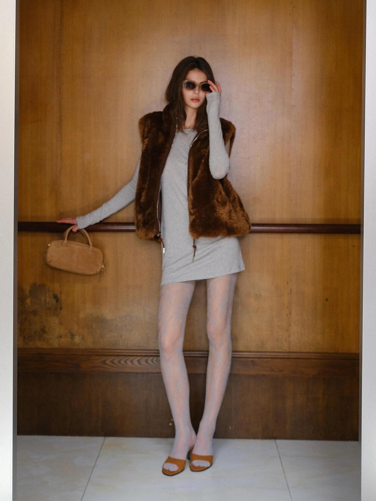 FU FRESH UP Cloud Touch Modal Slip Dress
