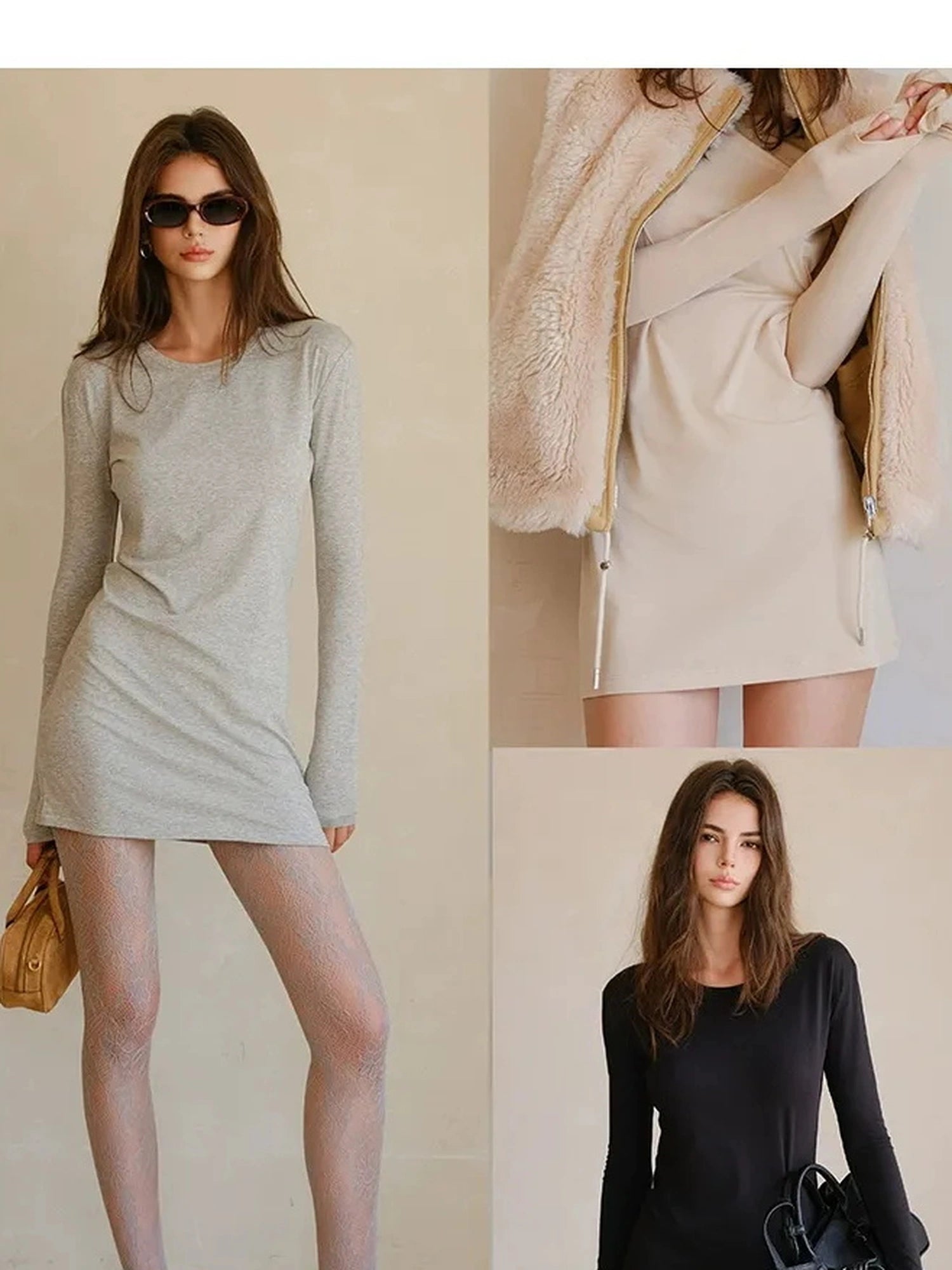 FU FRESH UP Cloud Touch Modal Slip Dress