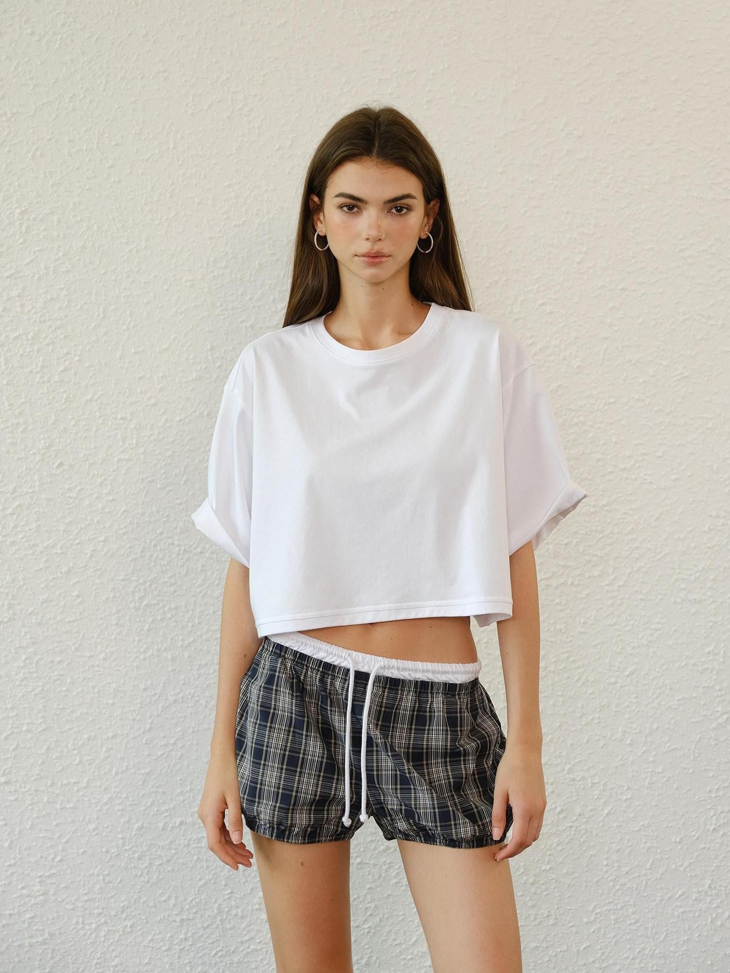 FU FRESH UP Cooling Drop Shoulder Cropped Women&