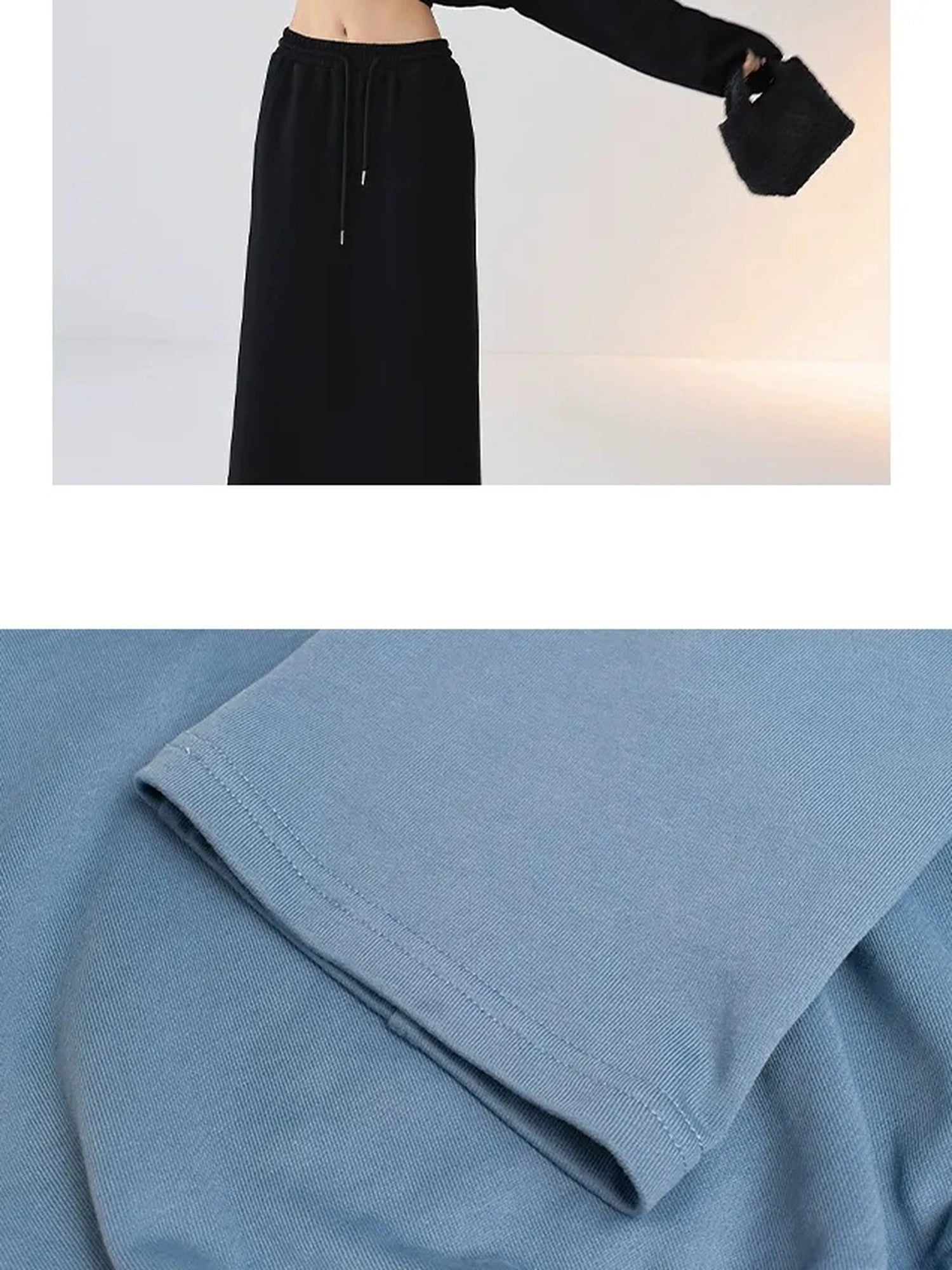 FU FRESH UP Crop Hoodie High Waist Skirt Set