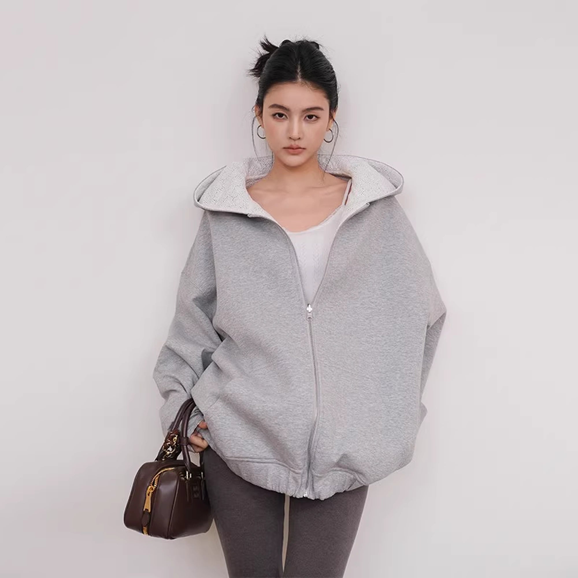 FU_FRESH_UP_Double_Faced_Hooded_Zip_Up_Sweatshirt_MISSTT