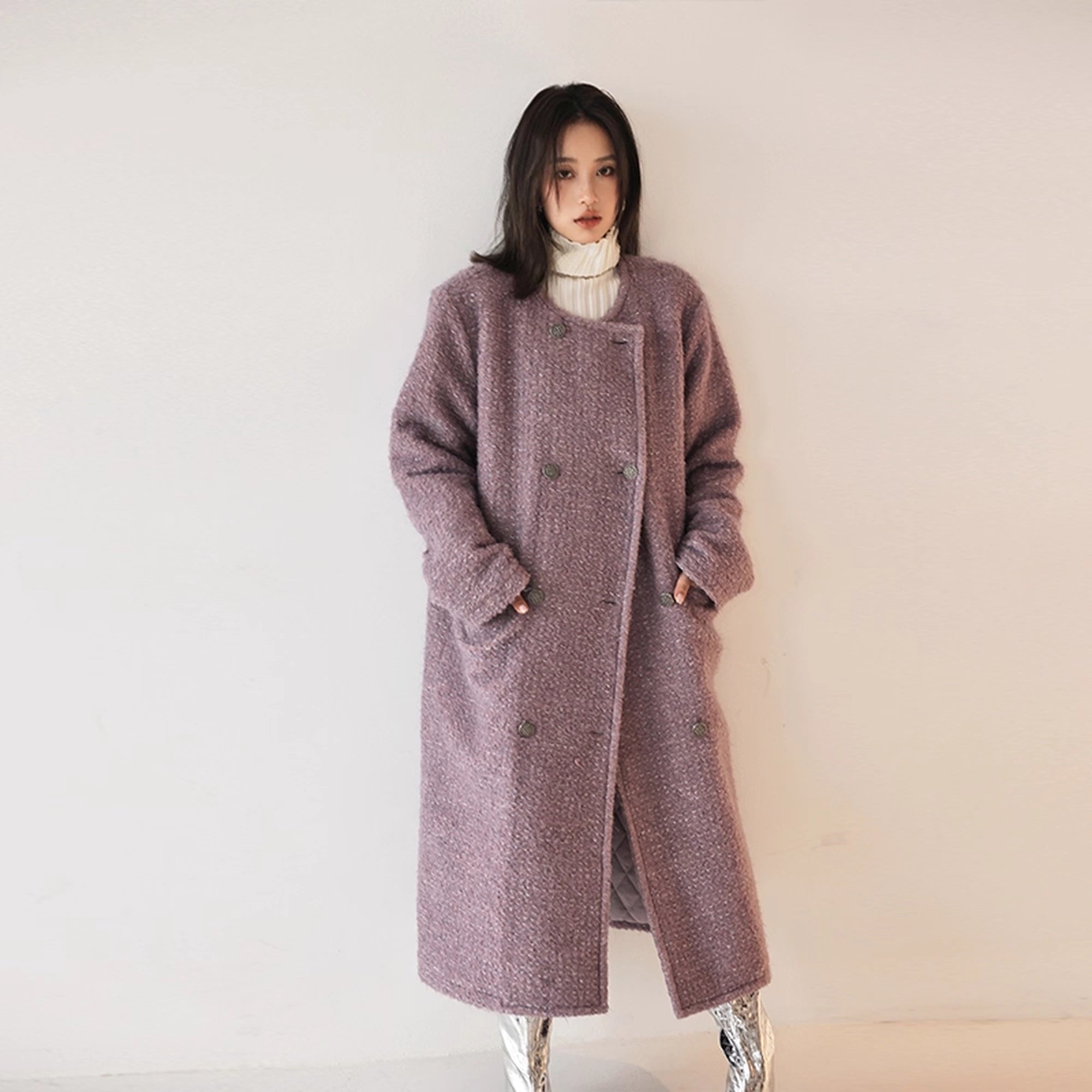 FU_FRESH_UP_Elegant_Wool_Blend_Long_Coat_With_Metallic_Yarn_MISSTT