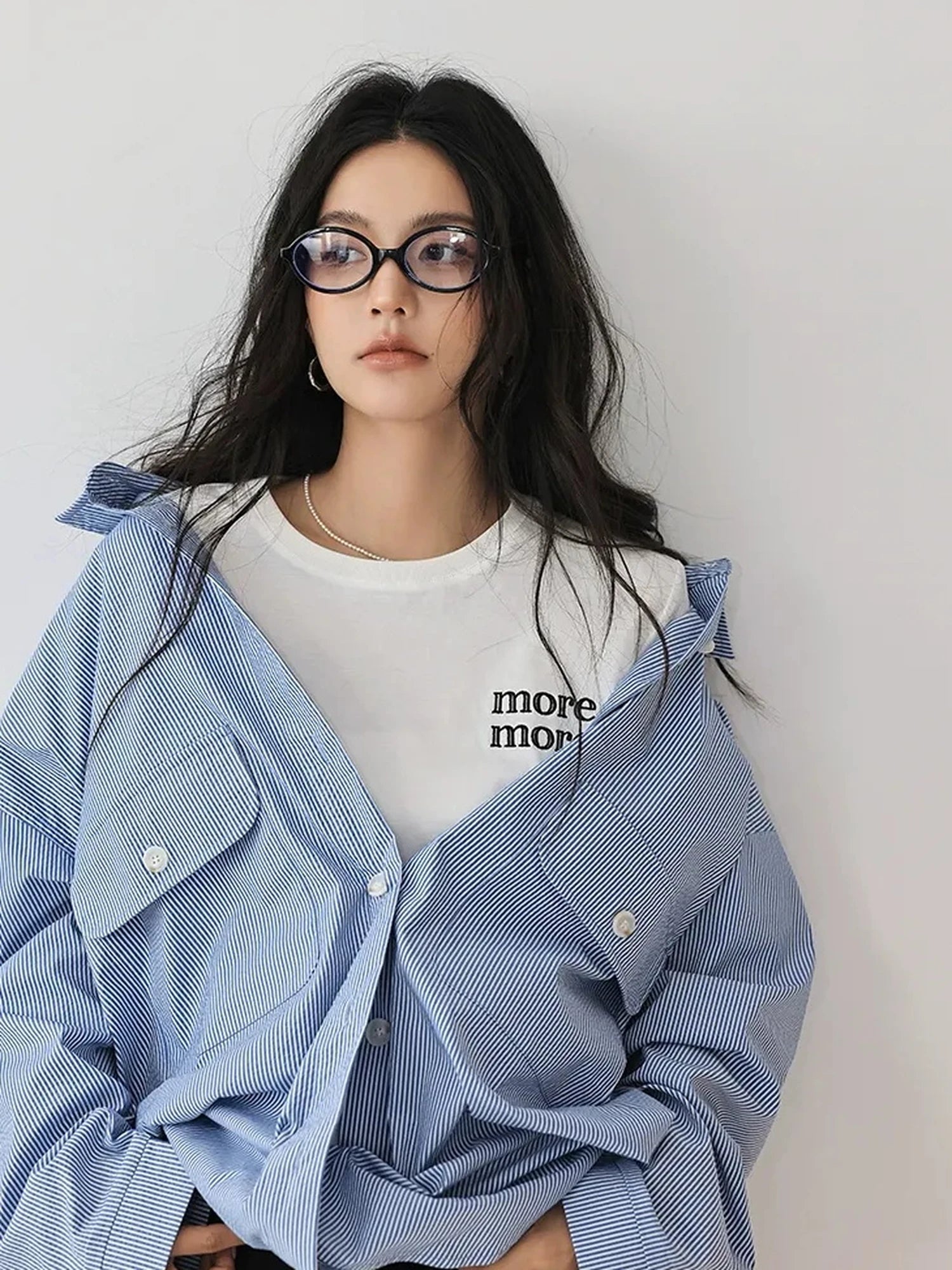 FU FRESH UP Embroidered Letter Cotton T-shirt
